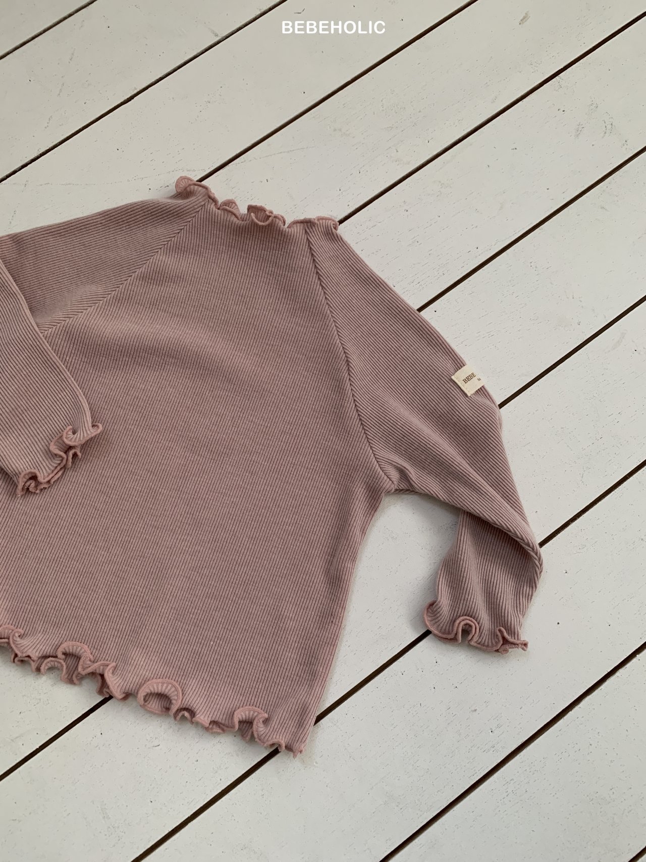 🌸預訂 韓國直送🌸🇰🇷BEBEHOLIC三色純色花邊領長袖上衣