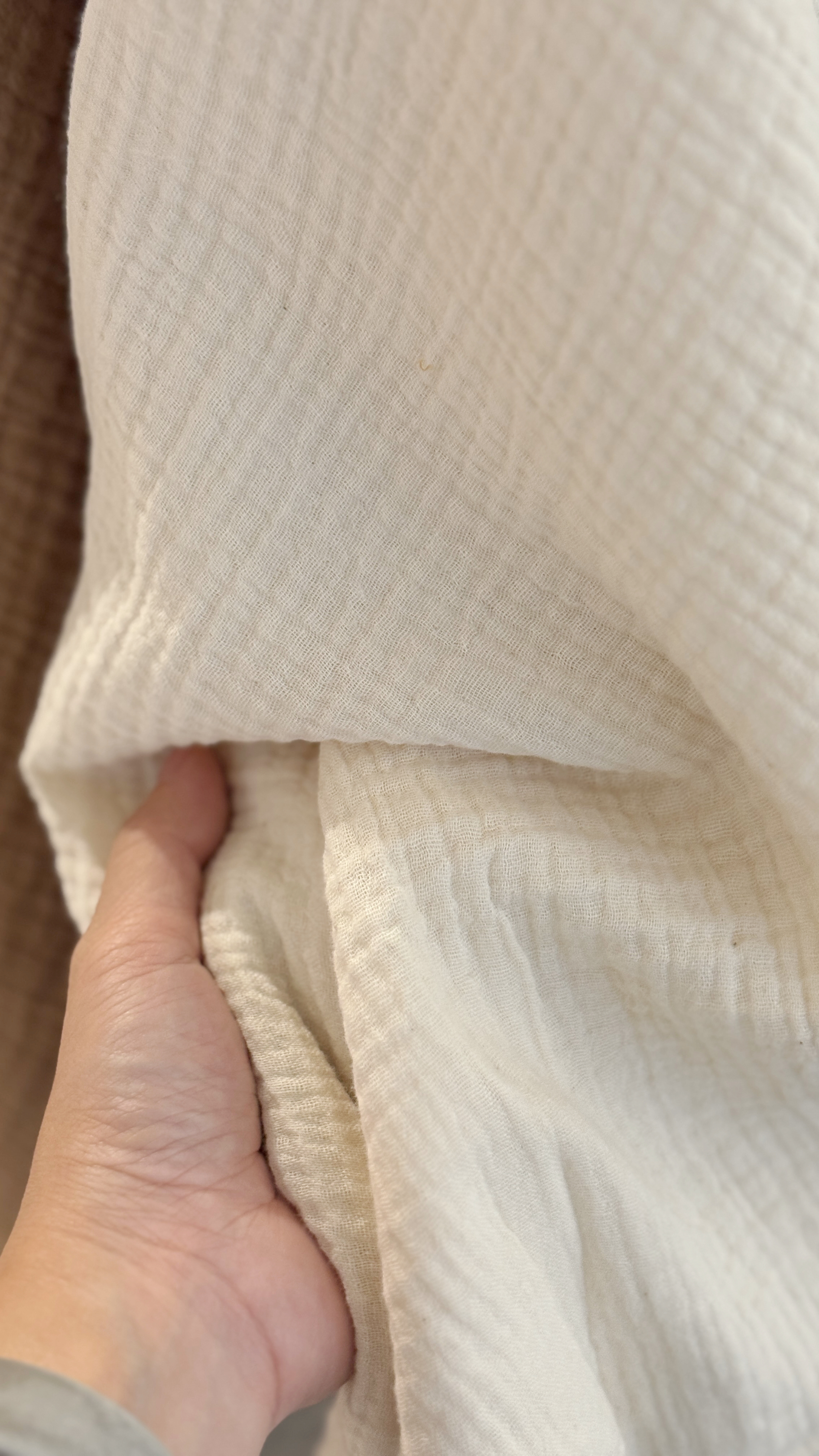 日系自然肌理棉麻外套