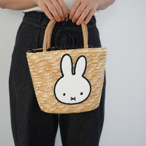 預購 miffy 2026 毛毛 草編籃子包