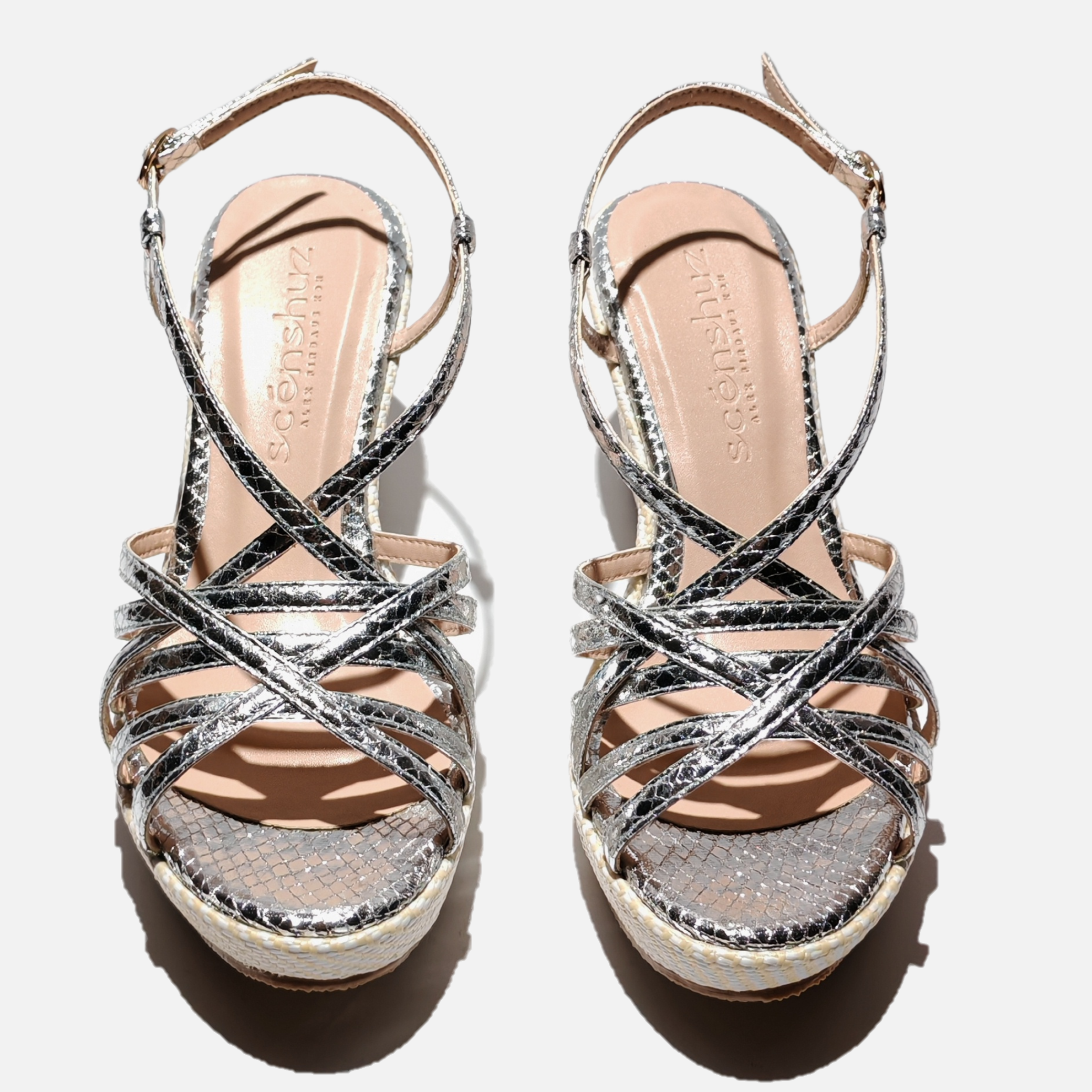 LOLA WEDGE SILVER