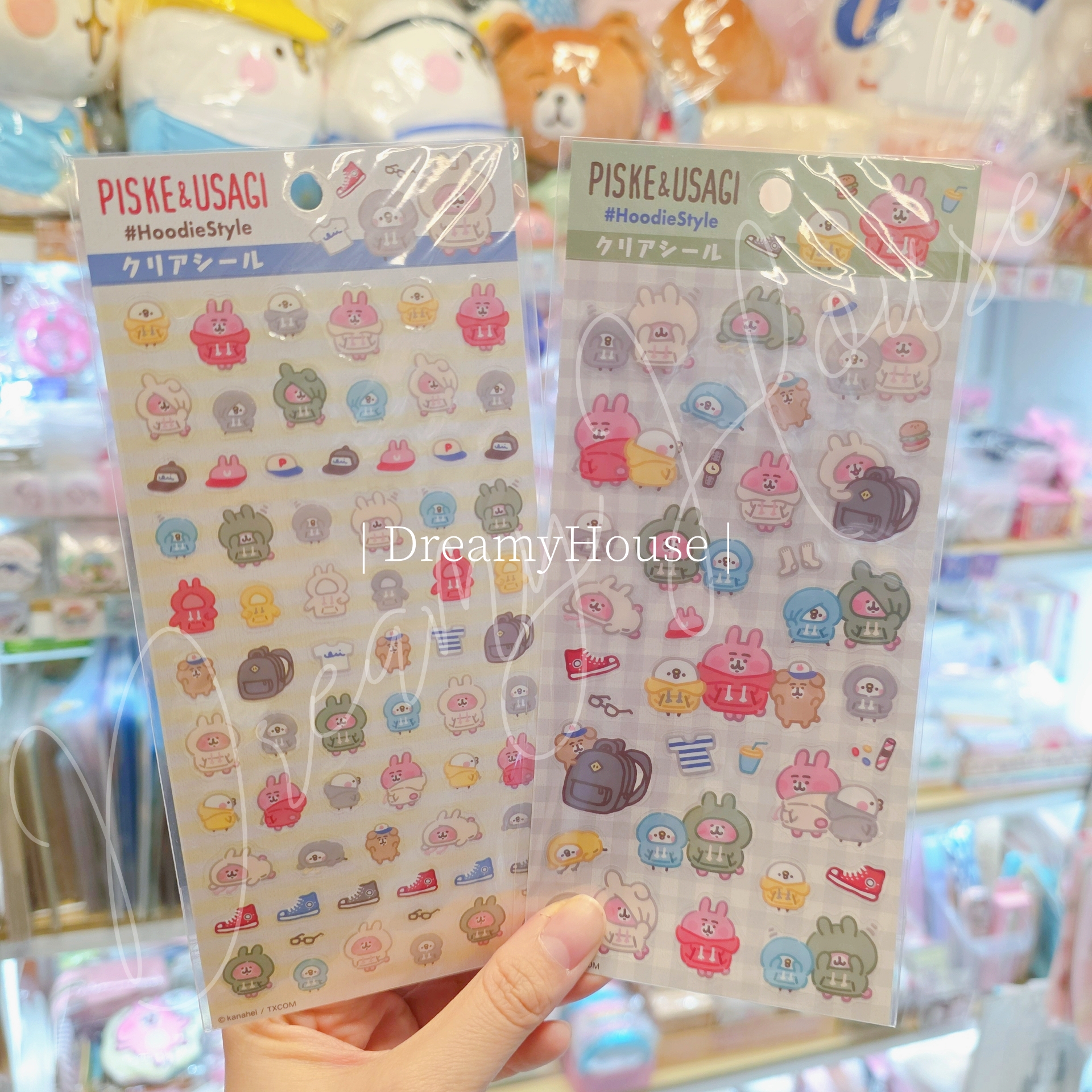 日本 kanahei 🧣PISKE & USAGI HoodieStyle🧢 貼紙
