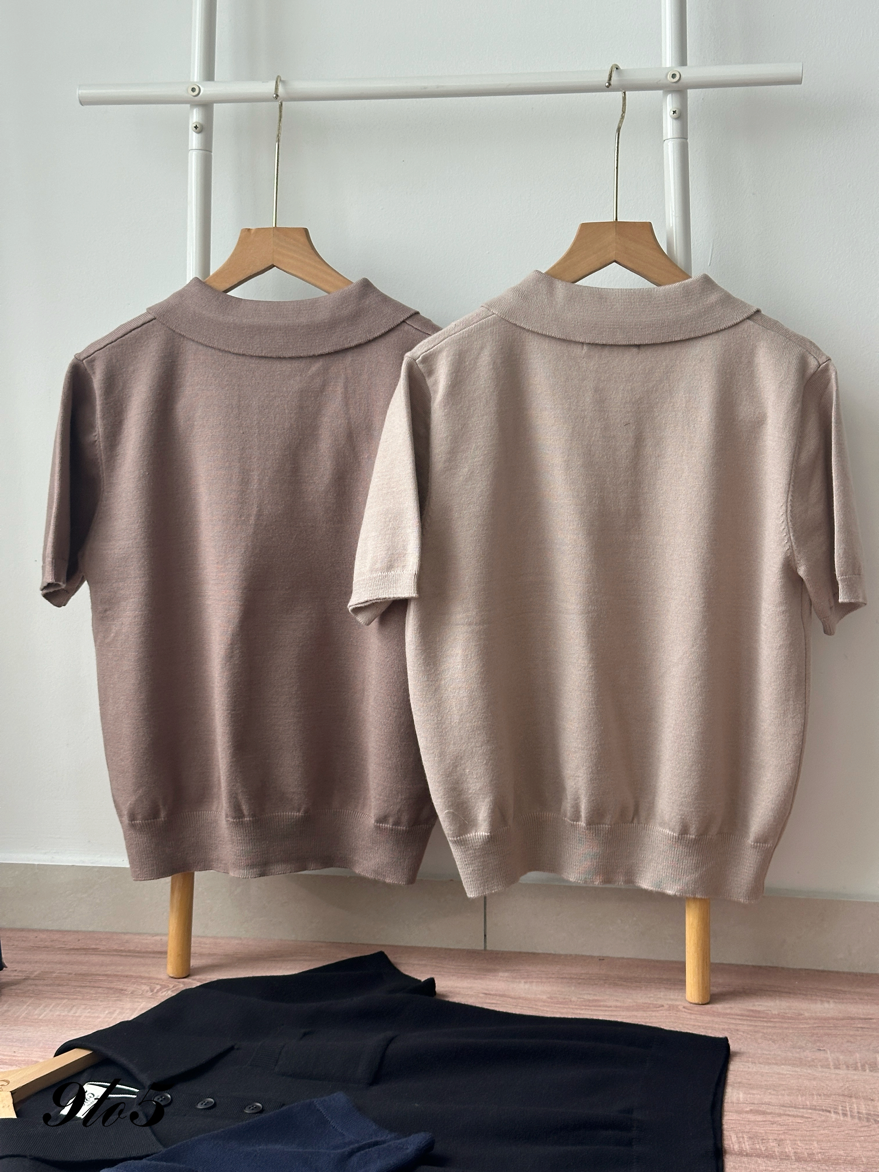 T4332 Knit Polo Tee - 4 Colors 