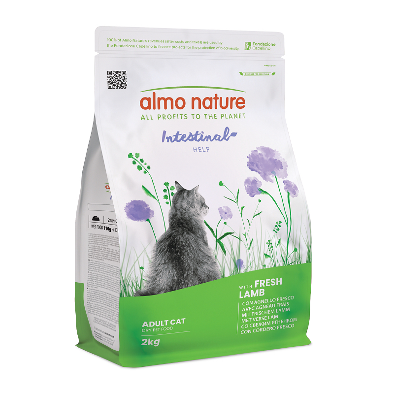 Almo Nature - 功能性系列 | 腸胃護理配方 新鮮羊肉 貓糧 2Kg