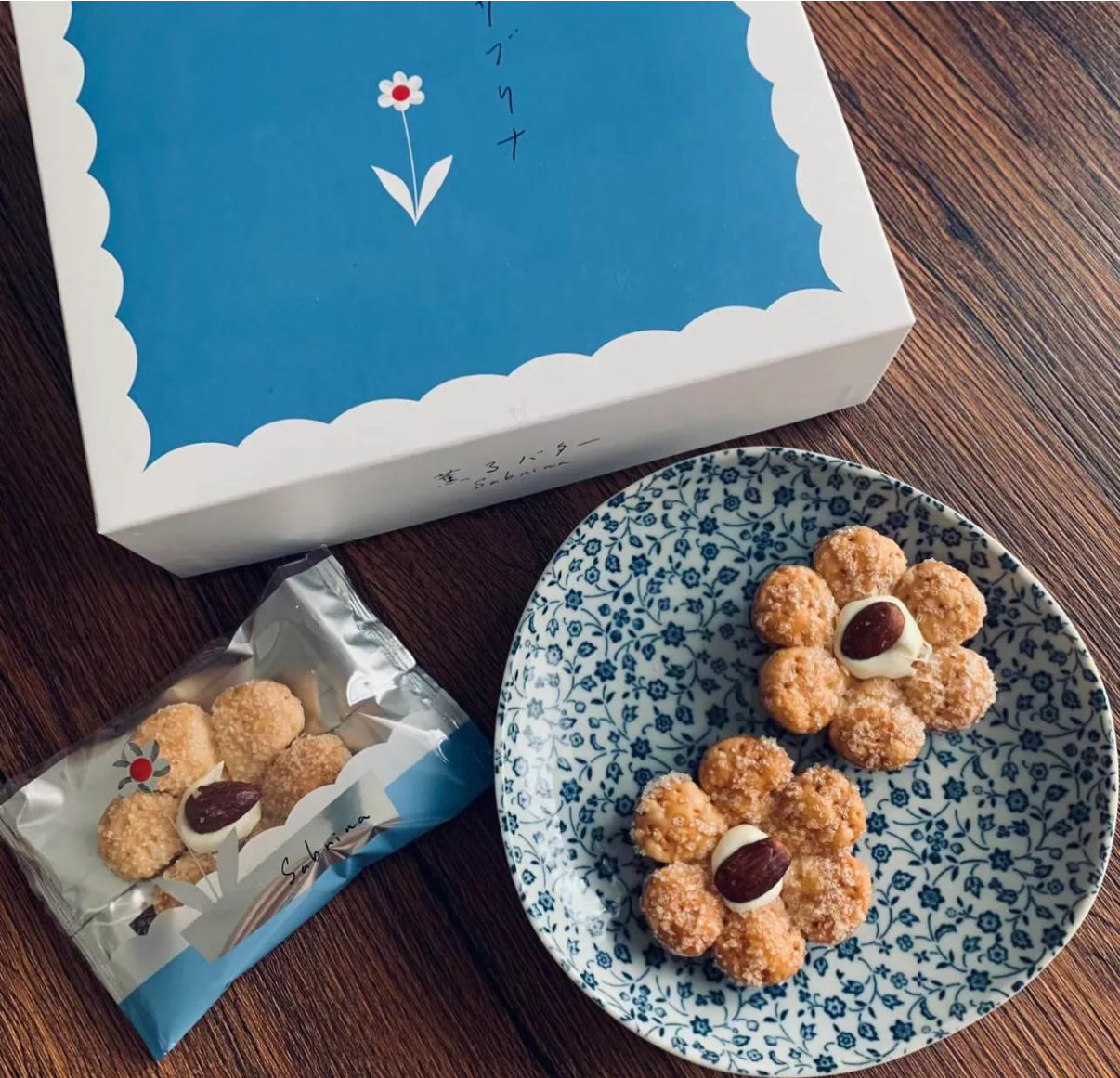 日本直送薰るバターSabrina｜牛油花酥餅10入