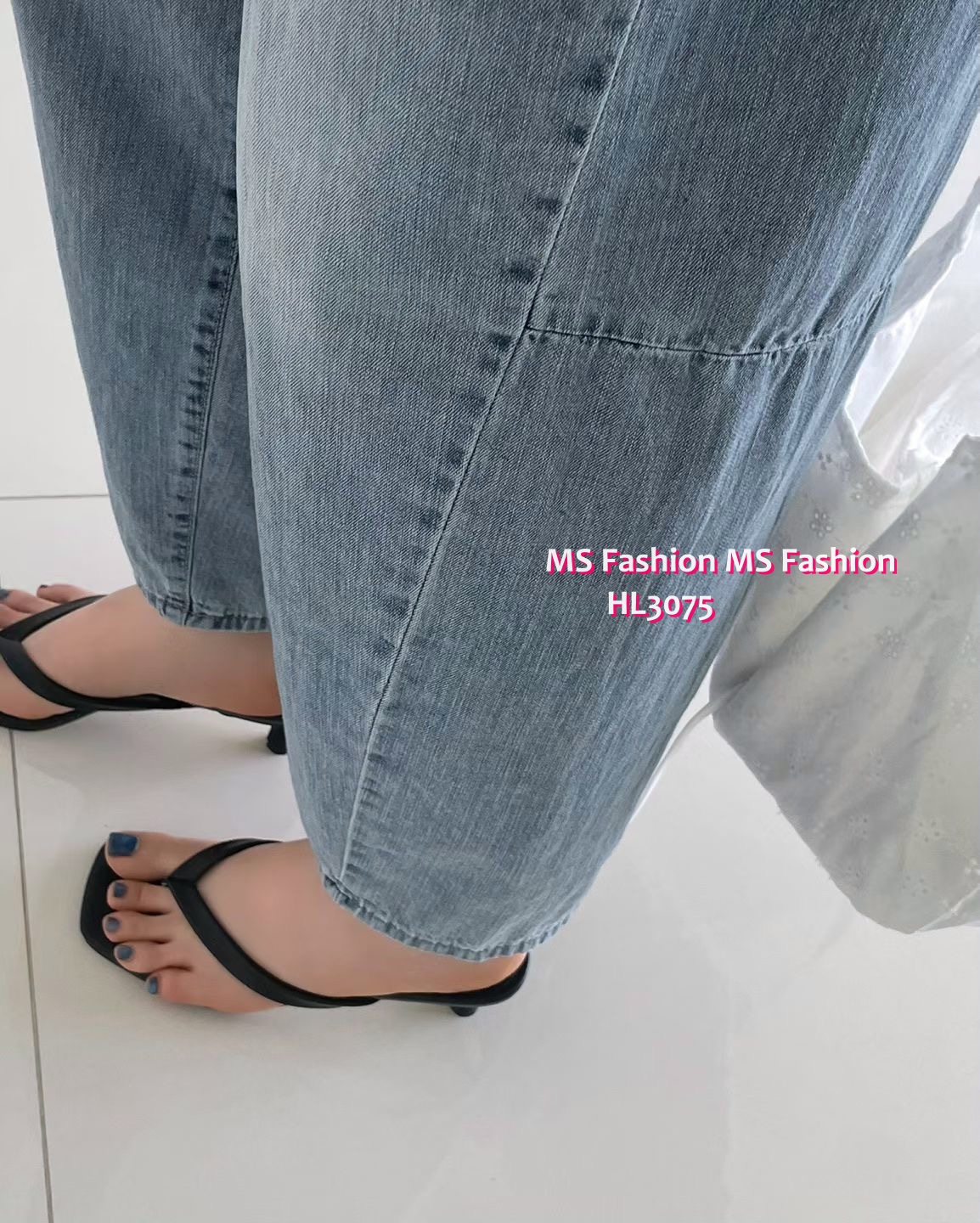 HL3075 韓國🌼Howluk水桶牛仔褲