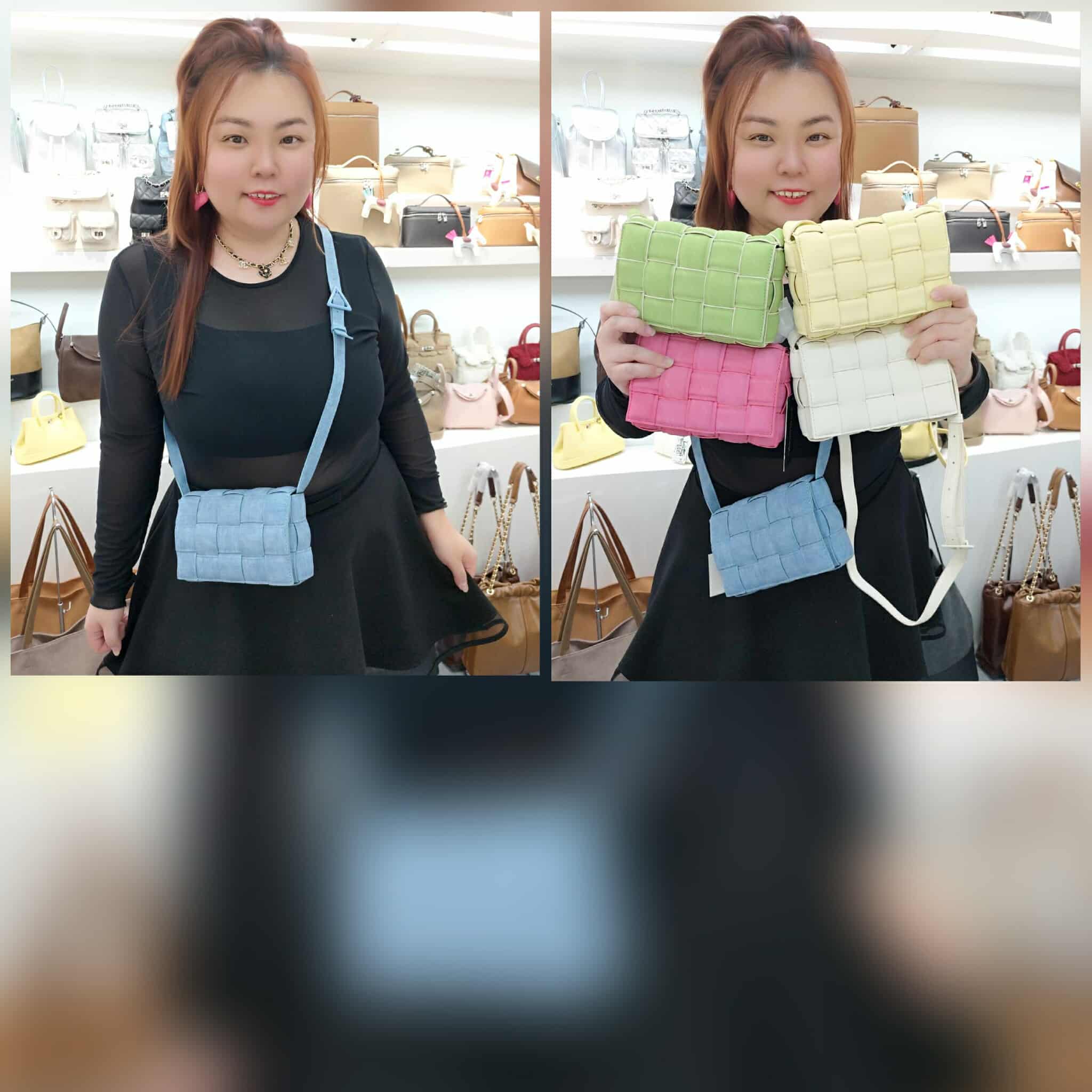 DDC09 编织款斜背包