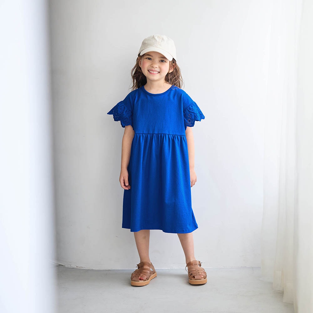 🆕【⭐訂購⭐】🌀 🇯🇵 日本直送 ❣️#親子裝❣️GITA 簡約 蕾絲袖 連身裙［2款選］ 🌀 [ELDA-0055][260506]