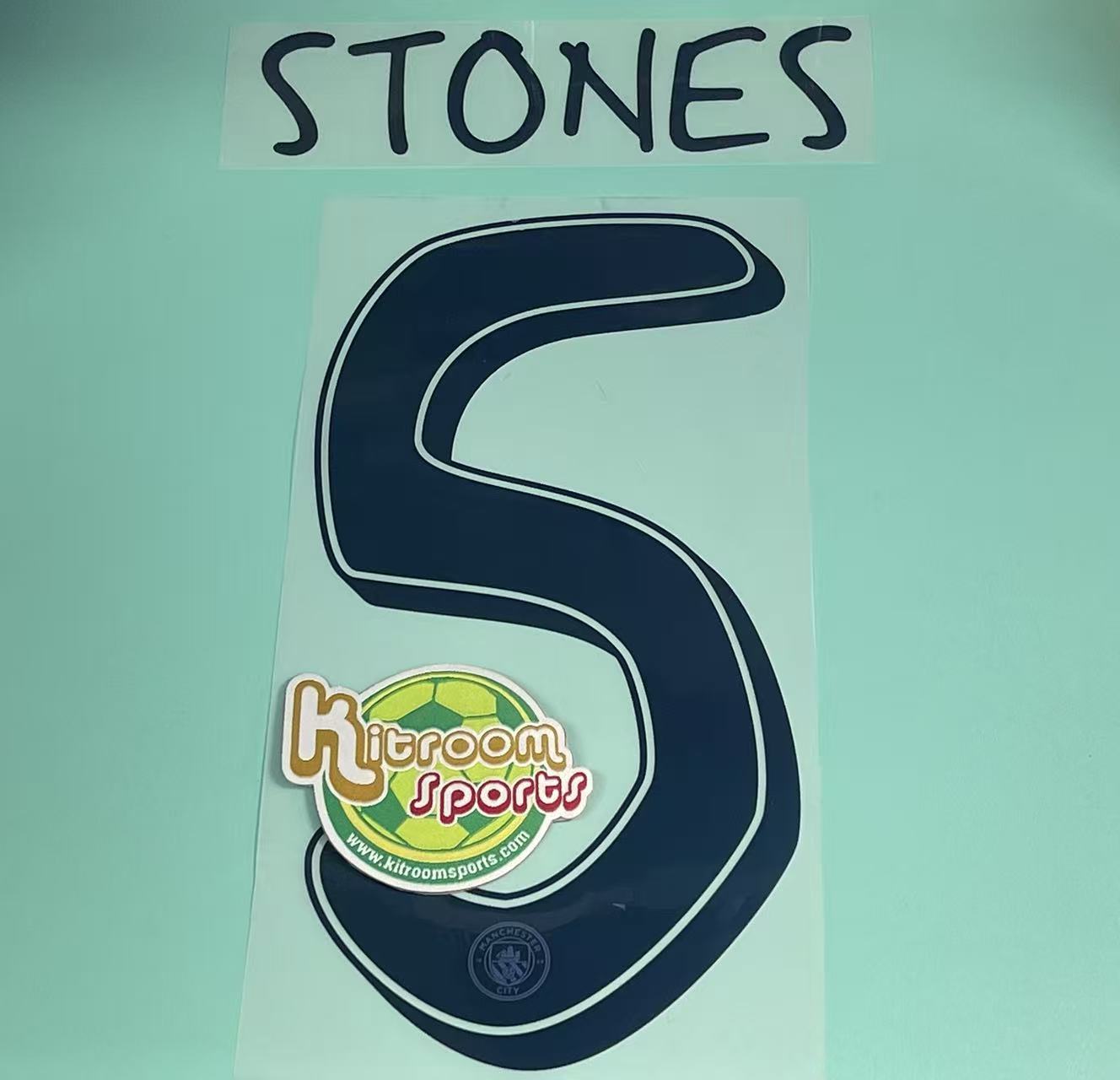 2024-25 Manchester City Home UCL Nameset #5 STONES