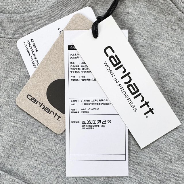 預訂 Car hartt 口袋皮標短袖Tee