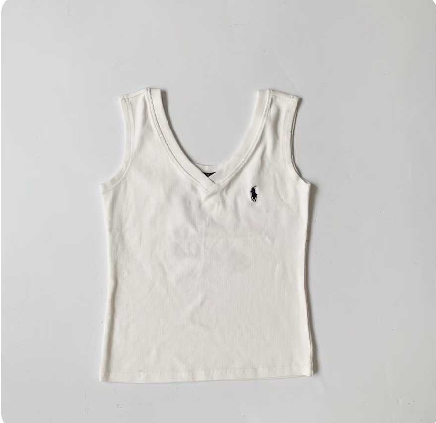 預 RL Polo V領彈性背心Tee [貨號26A1531]