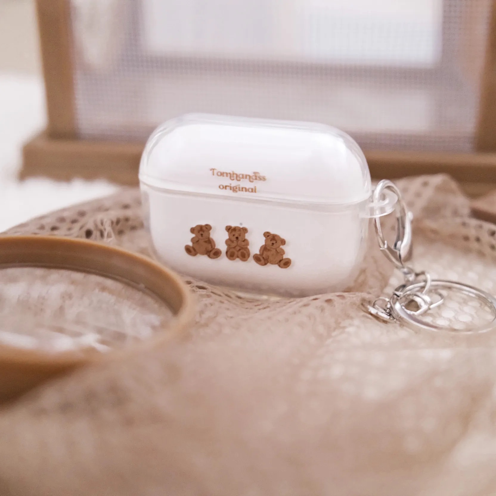 【The Childhood Teddy】透明AirPods Case