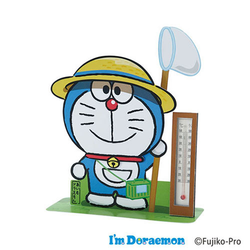 [現貨] [日本直送] 多啦A夢 座枱溫度計咭 {TF724606}