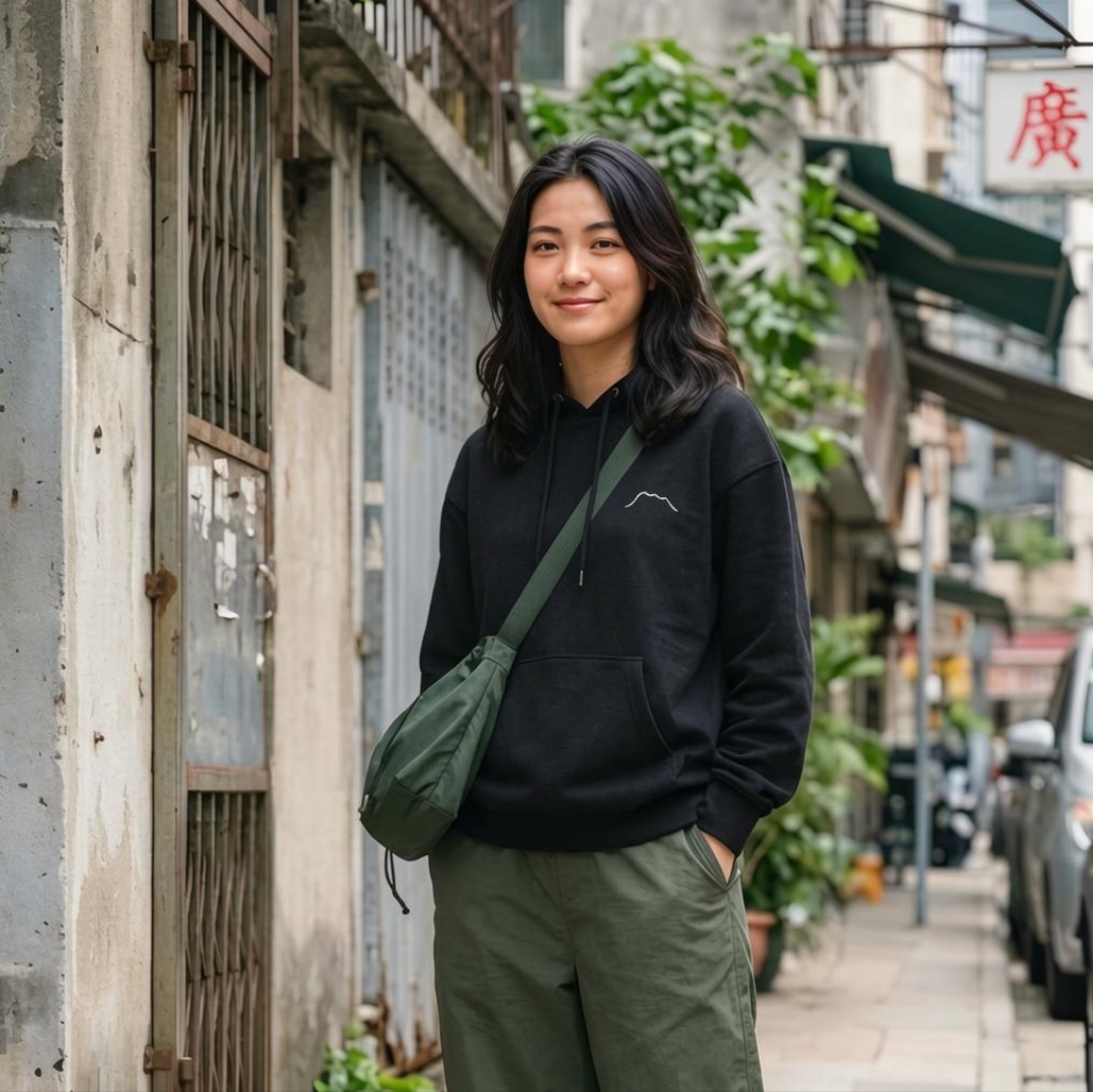 獅子山 HONGKONGER Hoodie (刺繡logo)