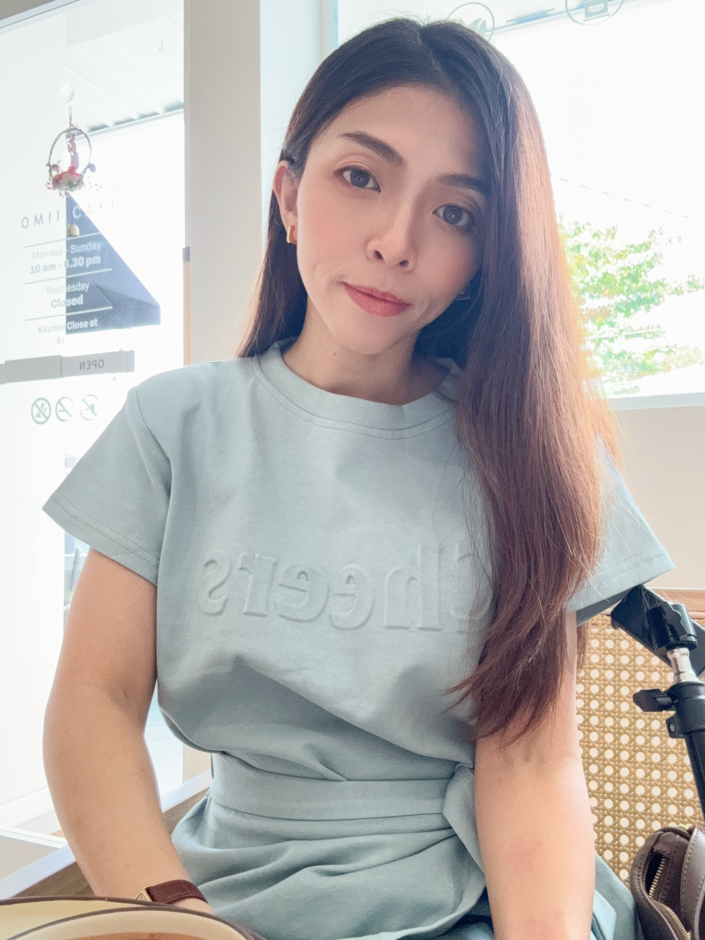 Cheers Letter Casual A-line Dress 美式复古休闲立体字母系带连衣裙(4 colours)