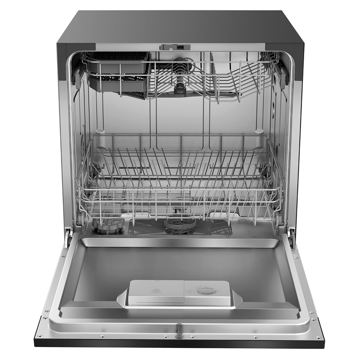 Toshiba 8 Place Settings 72°C Hi Temp Hygiene Cycle Table Top Dishwasher DW-FL22T1(B)-MY