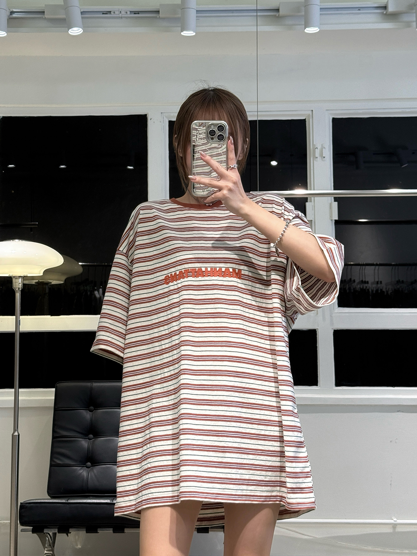 顏色超美🫧 𝐒𝐭𝐫𝐢𝐩𝐞𝐝 𝐨𝐯𝐞𝐫𝐬𝐢𝐳𝐞𝐝 𝐭𝐨𝐩