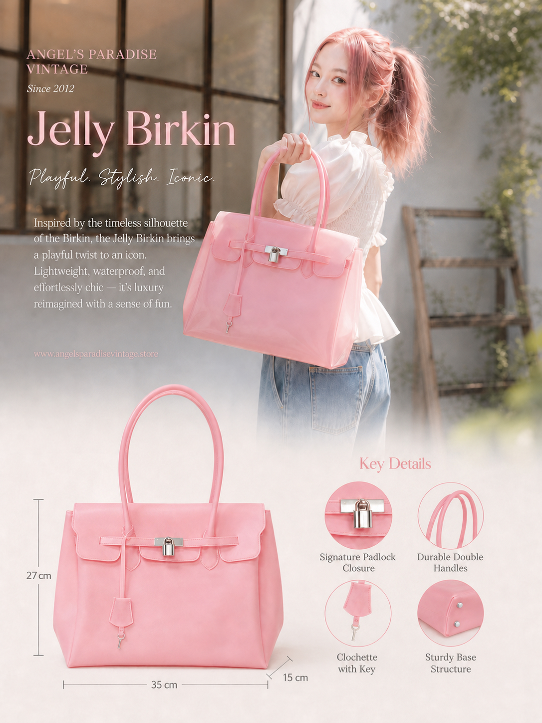 Jelly Birkin玩味奢華 果凍美學