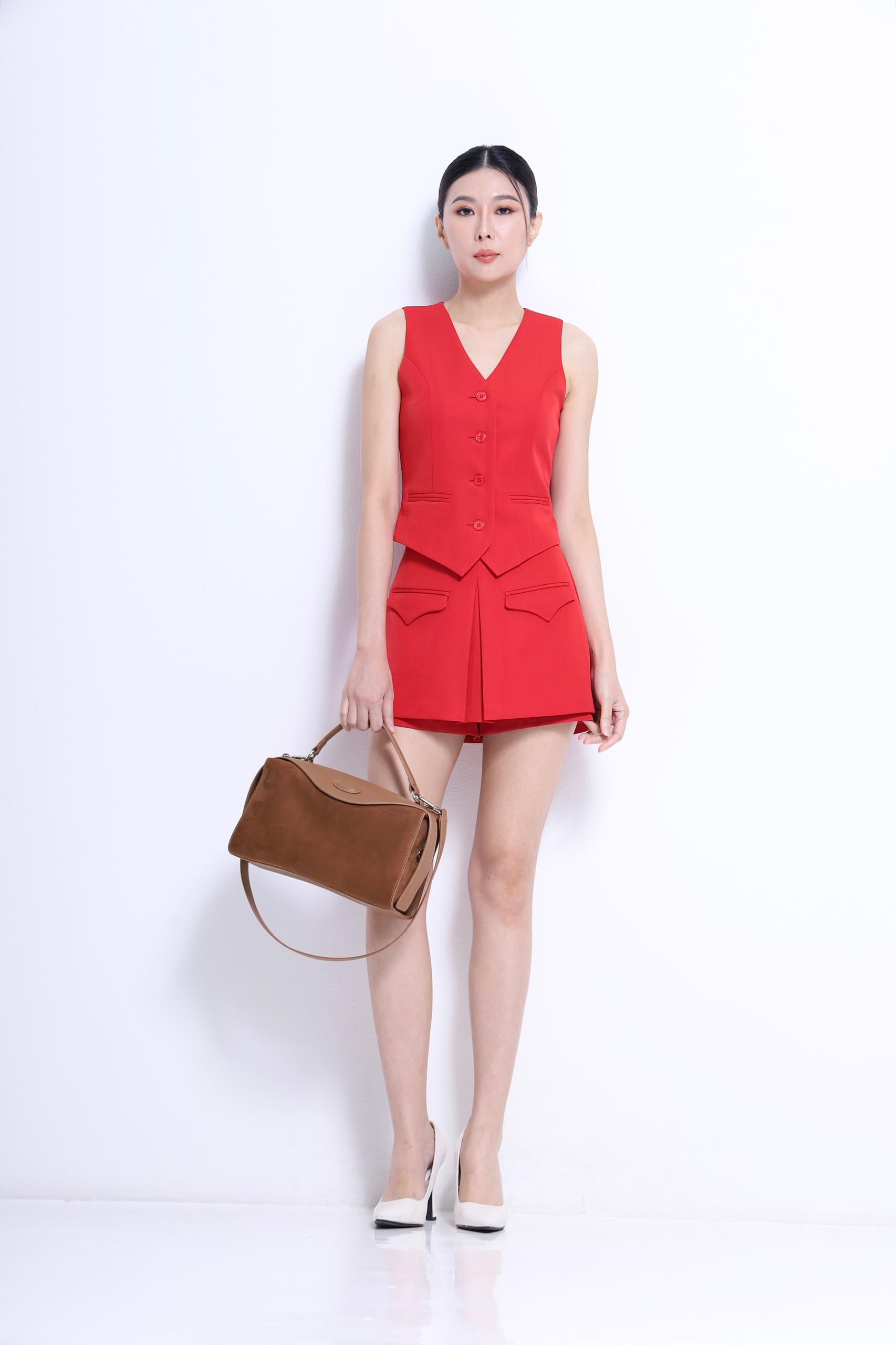 独家修身马甲上衣 2664