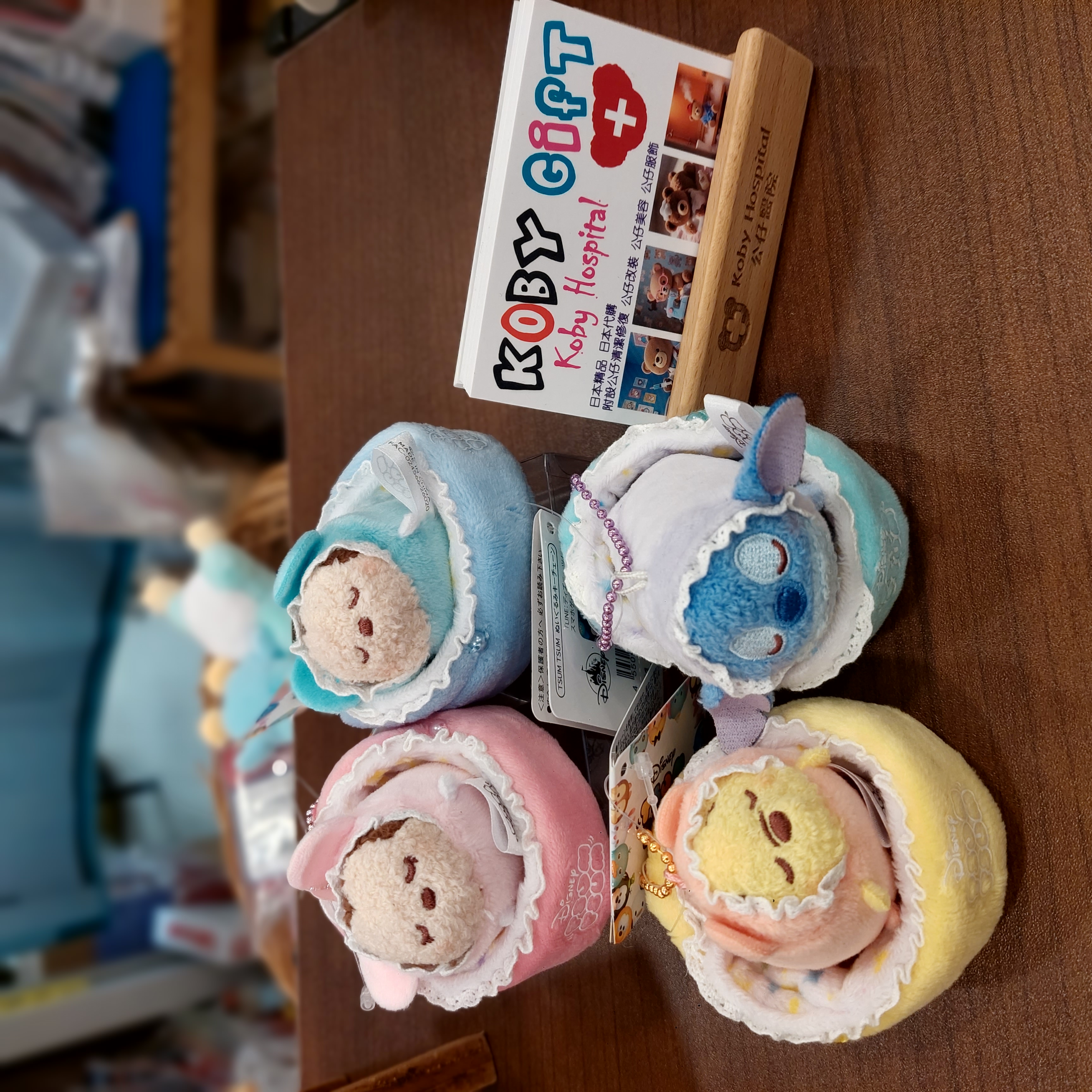 原裝日本 Disney Tsum Tsum BB 系列 吊飾掛件 Pooh Stitch Mickey Minnie 四款選
