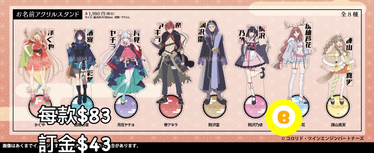 Preorder預訂3/2026年超時空輝耀姬立牌