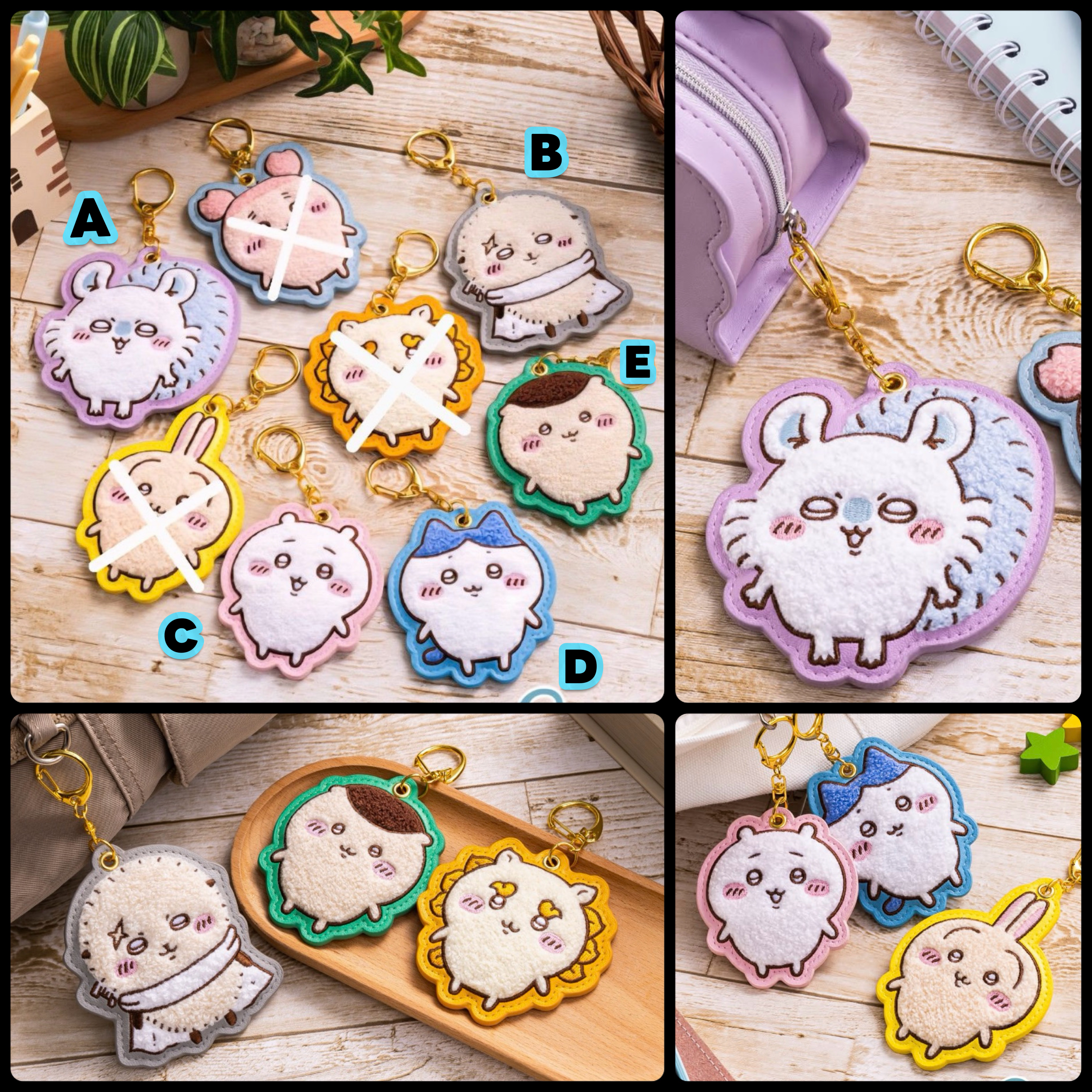 ☆現貨☆日本直送 Chiikawa刺繡鎖匙扣