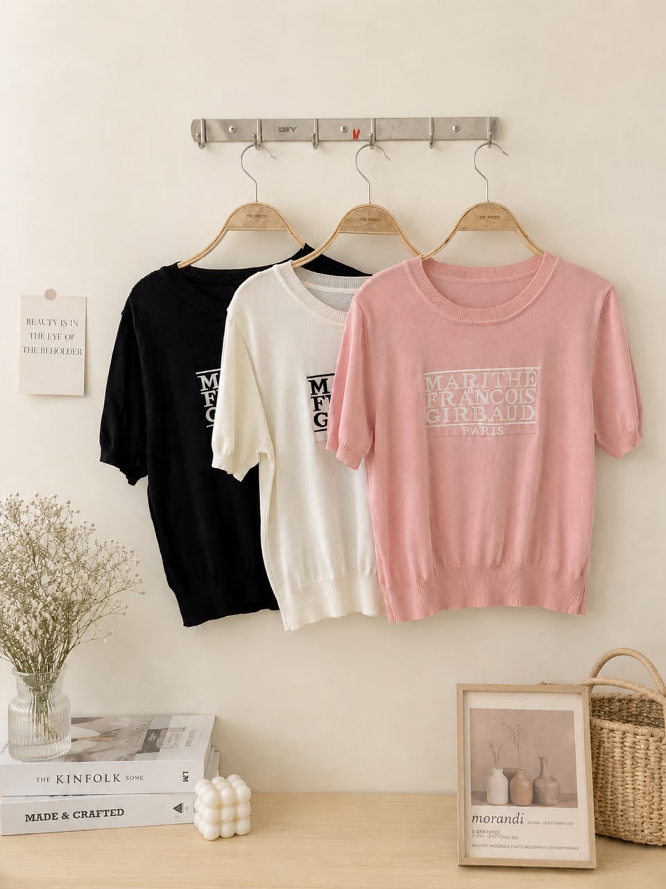 A012295 Basic Short Sleeve Knit Top