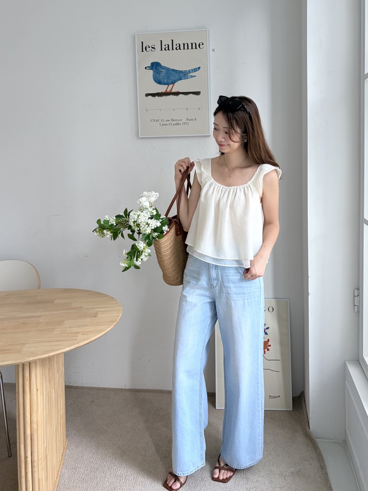 [極薄!!] Airy Light Wash Jeans