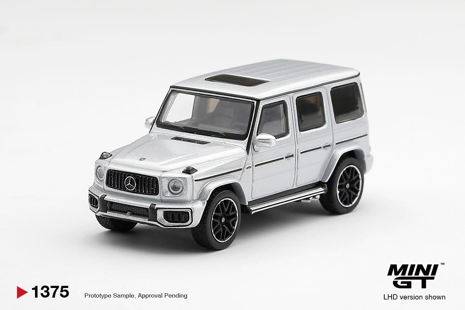 (預訂 Pre Order) MINI GT  ( MGT01375-R ) Mercedes-AMG G 63 Silver Metallic