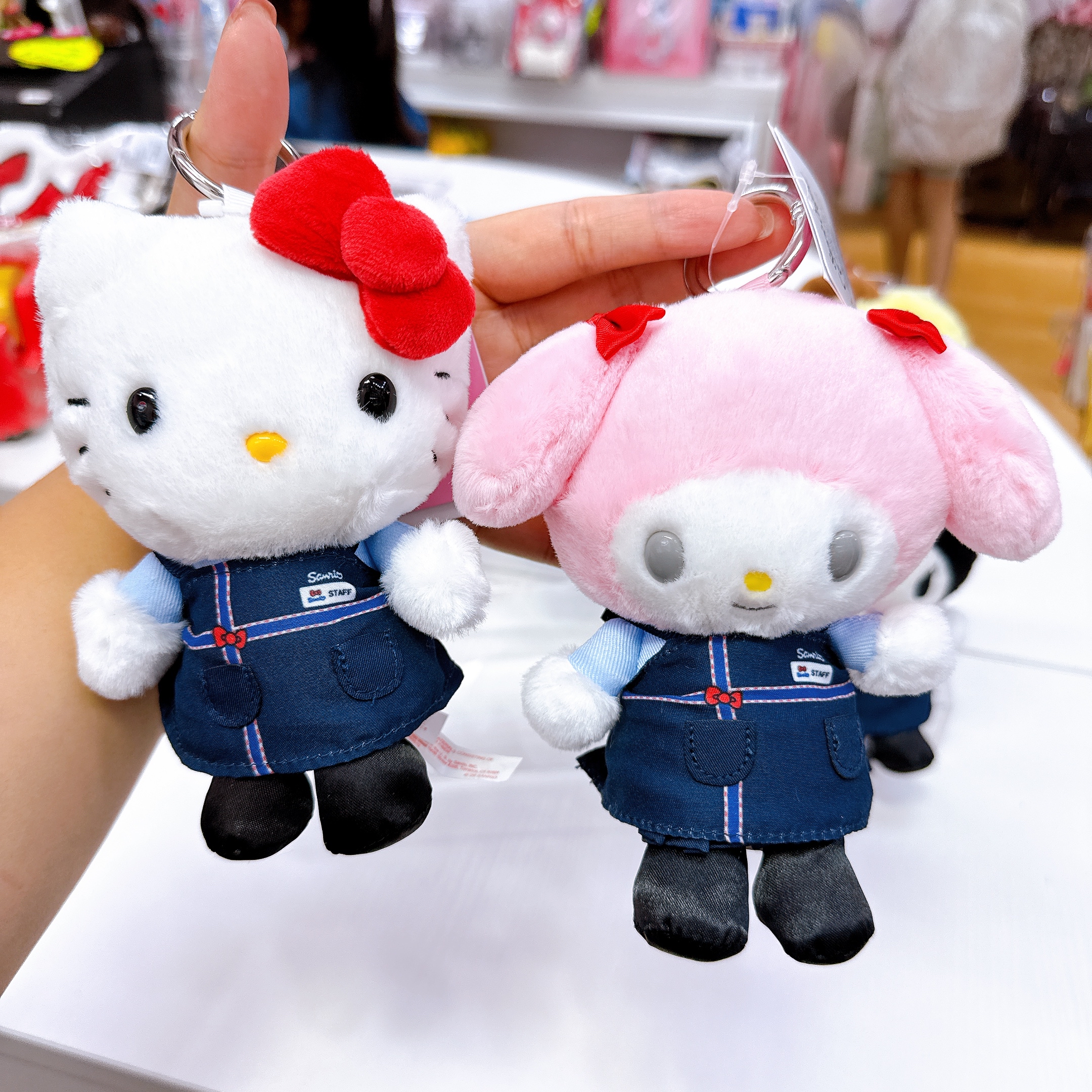 日本直送Sanrio Staff日式店員系列公仔掛飾
