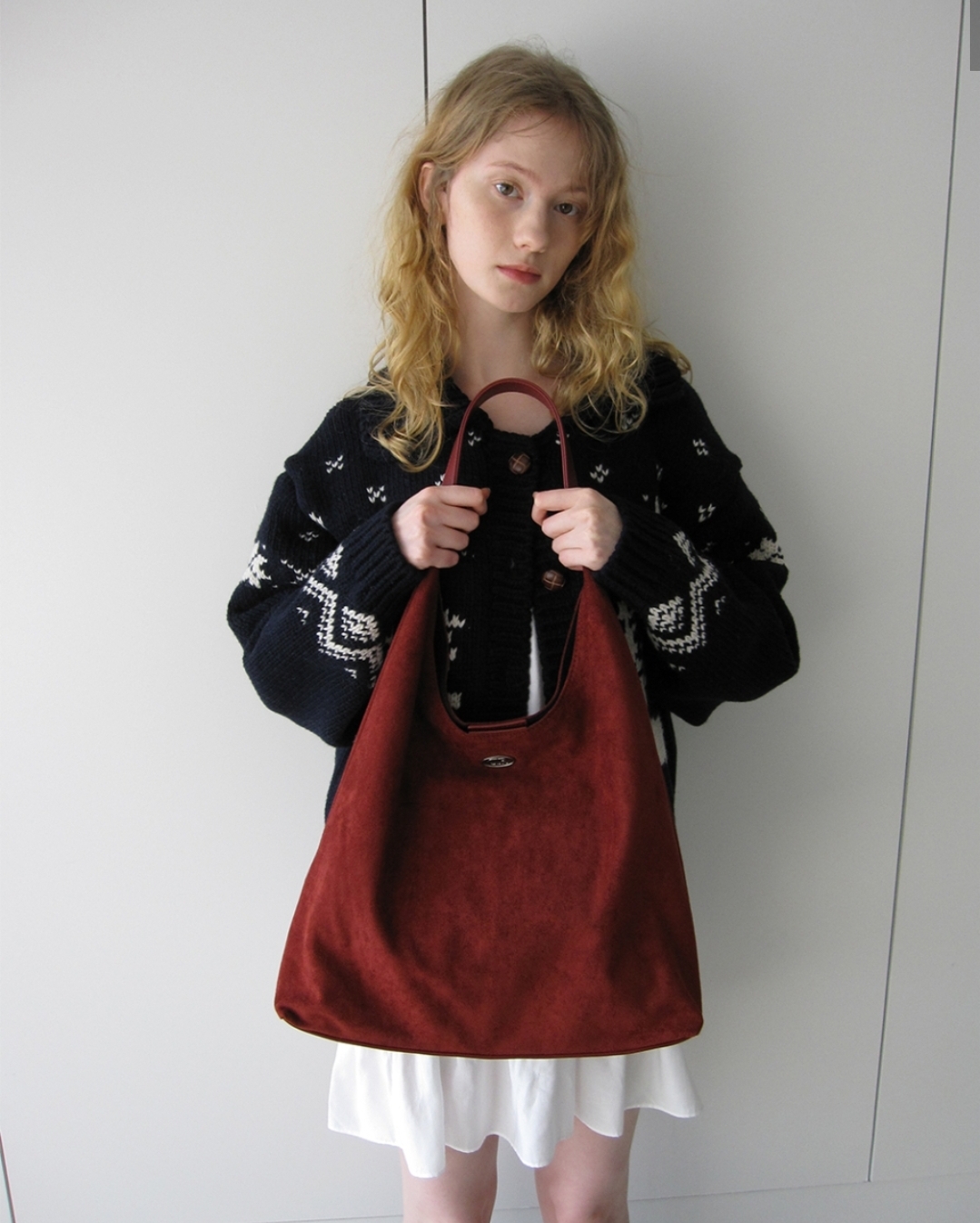 Dumaro Merci Suede Shoulder bag