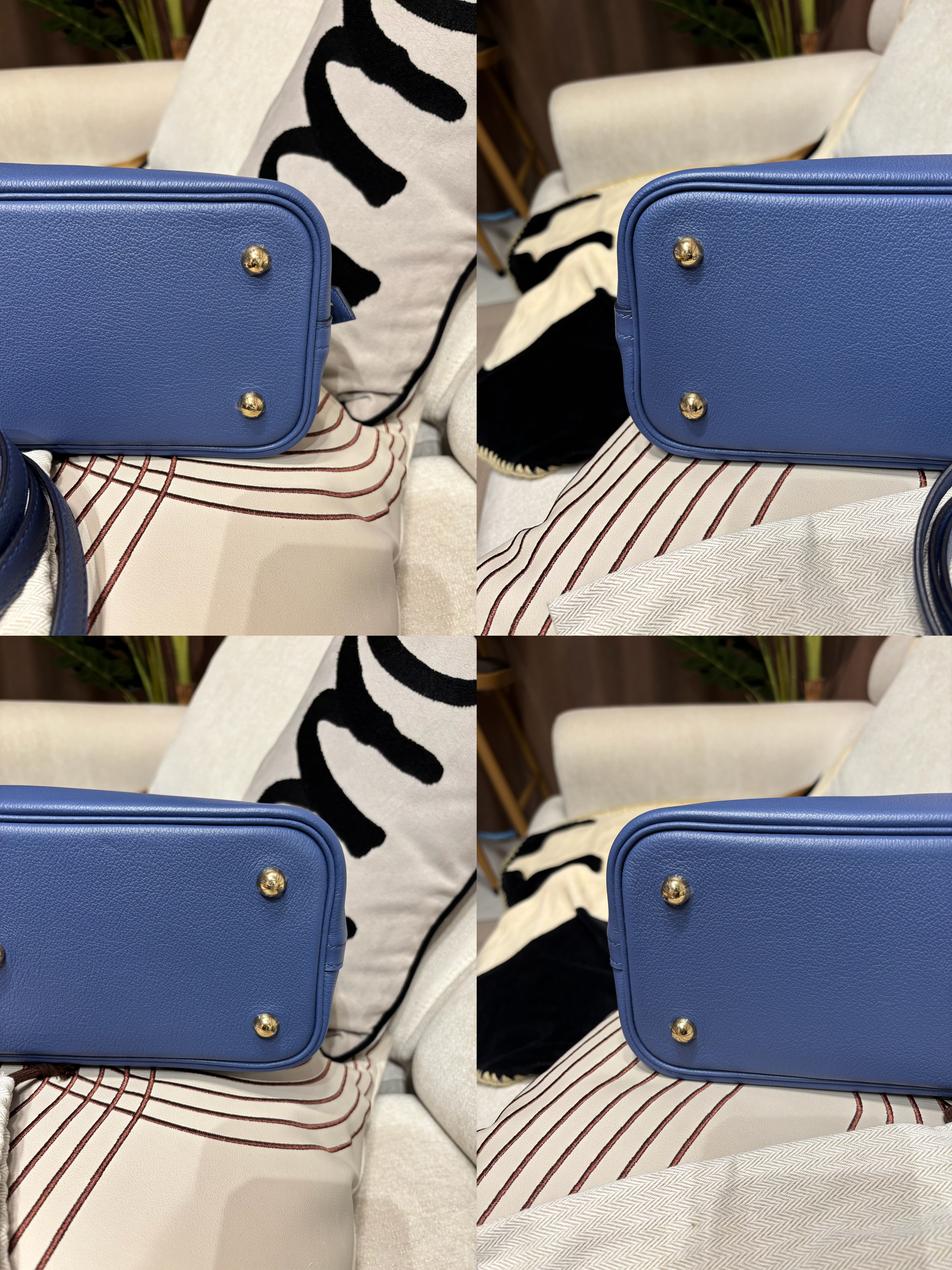 Hermes Bolide 1923 30 STAMP A  藍瑪瑙 100%Authentic,98%new ✅key lock ✅dust bag✅box 