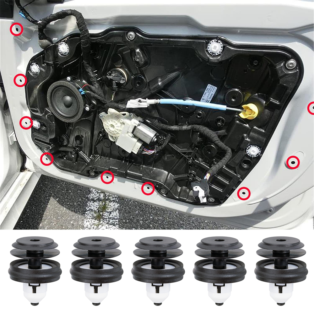 10x 適用寶馬5系540 G30 G38 525Li530門板車門內飾板卡扣 UA0550