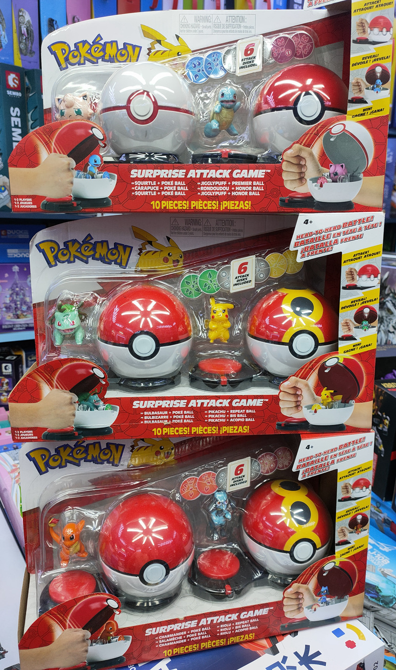 Pokemon 精靈球 Surprise Attack Game  -1套- 現貨