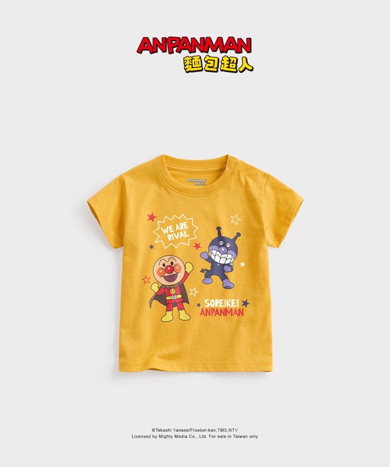 ☀️代購預訂 台灣直送☀️正版授權 麵包超人人物印花純棉短袖T恤
