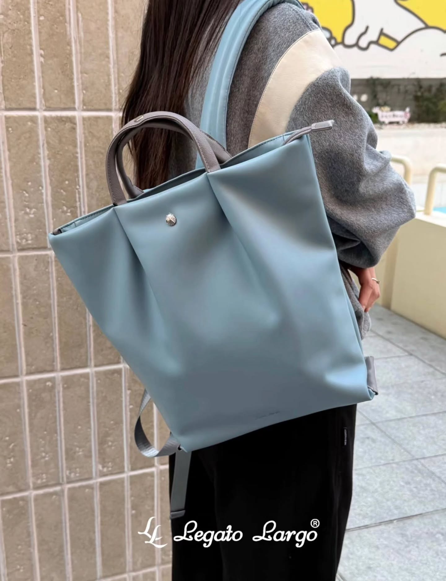 🇯🇵Legato PU皮革后背包