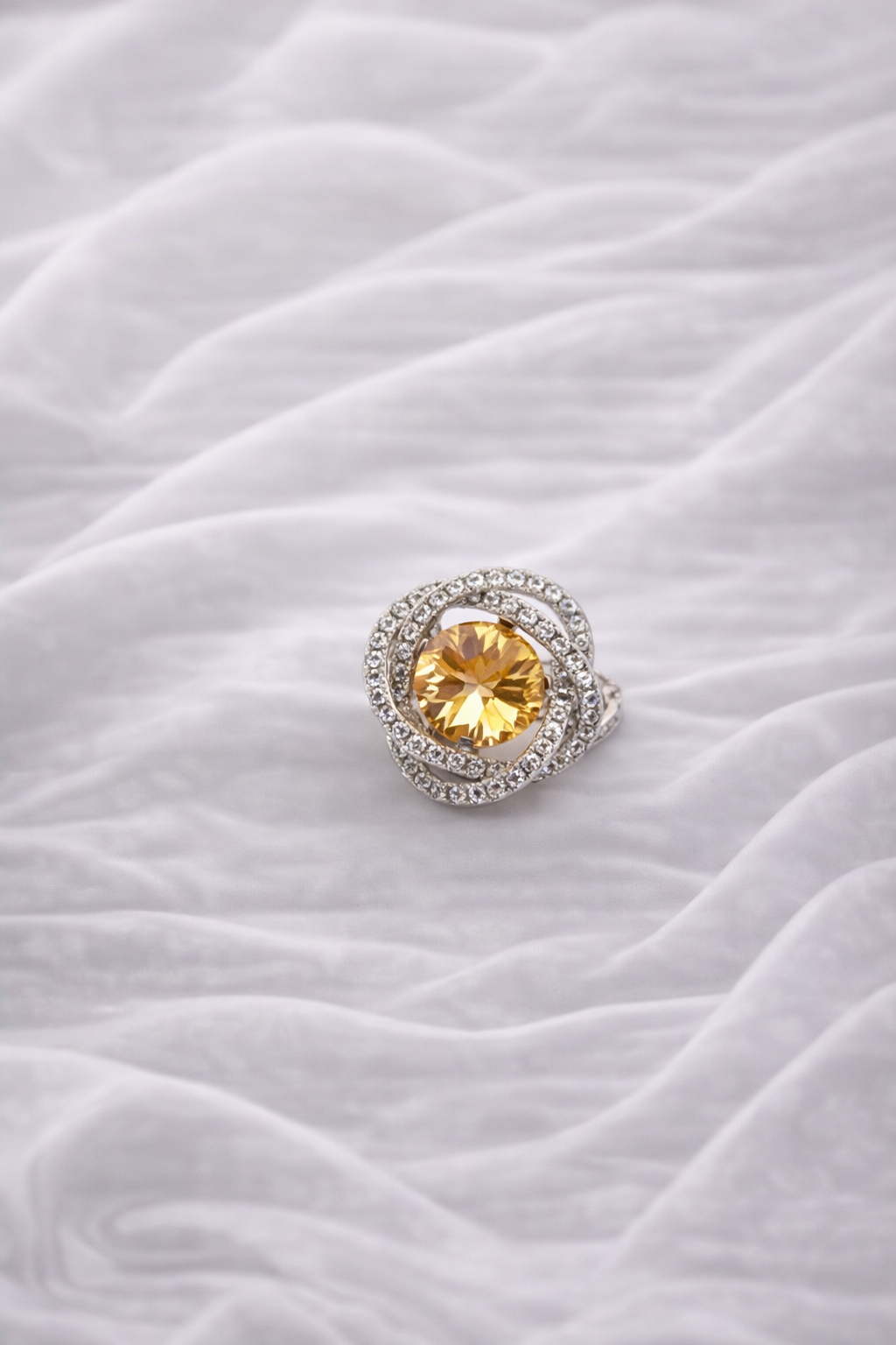 Swarovski Stone In Mini Diamond Small Brooch Pin