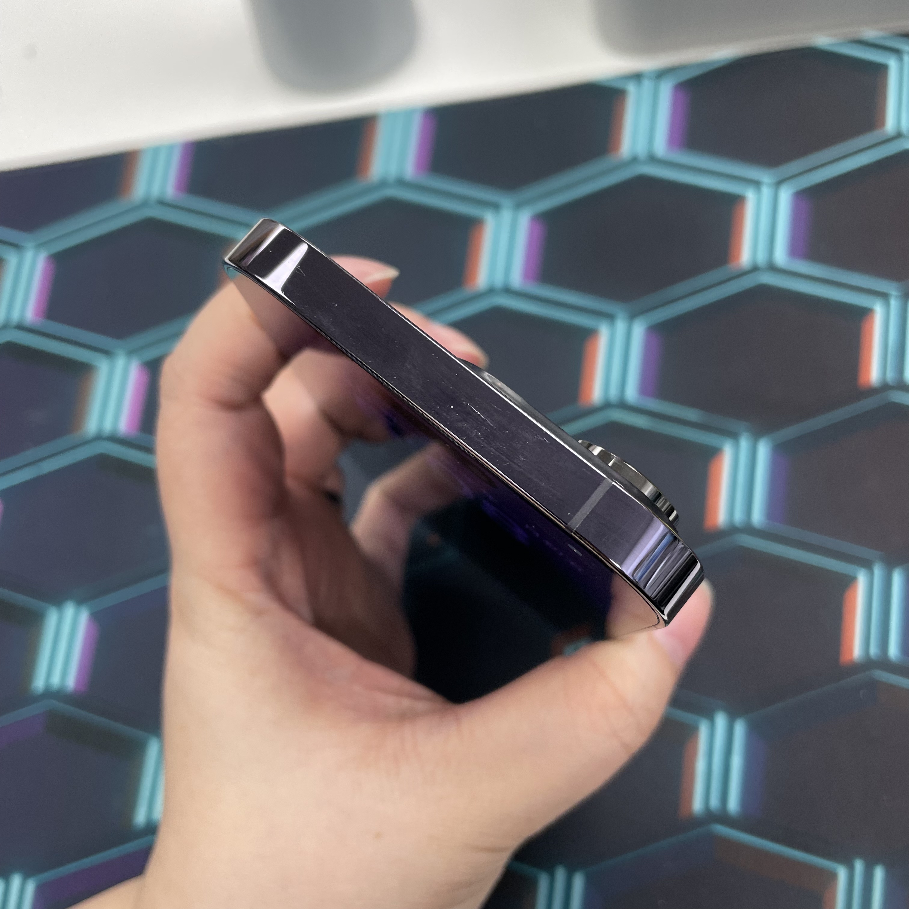 *6193 14 pro 完美機 128GB 電74 紫色 purple