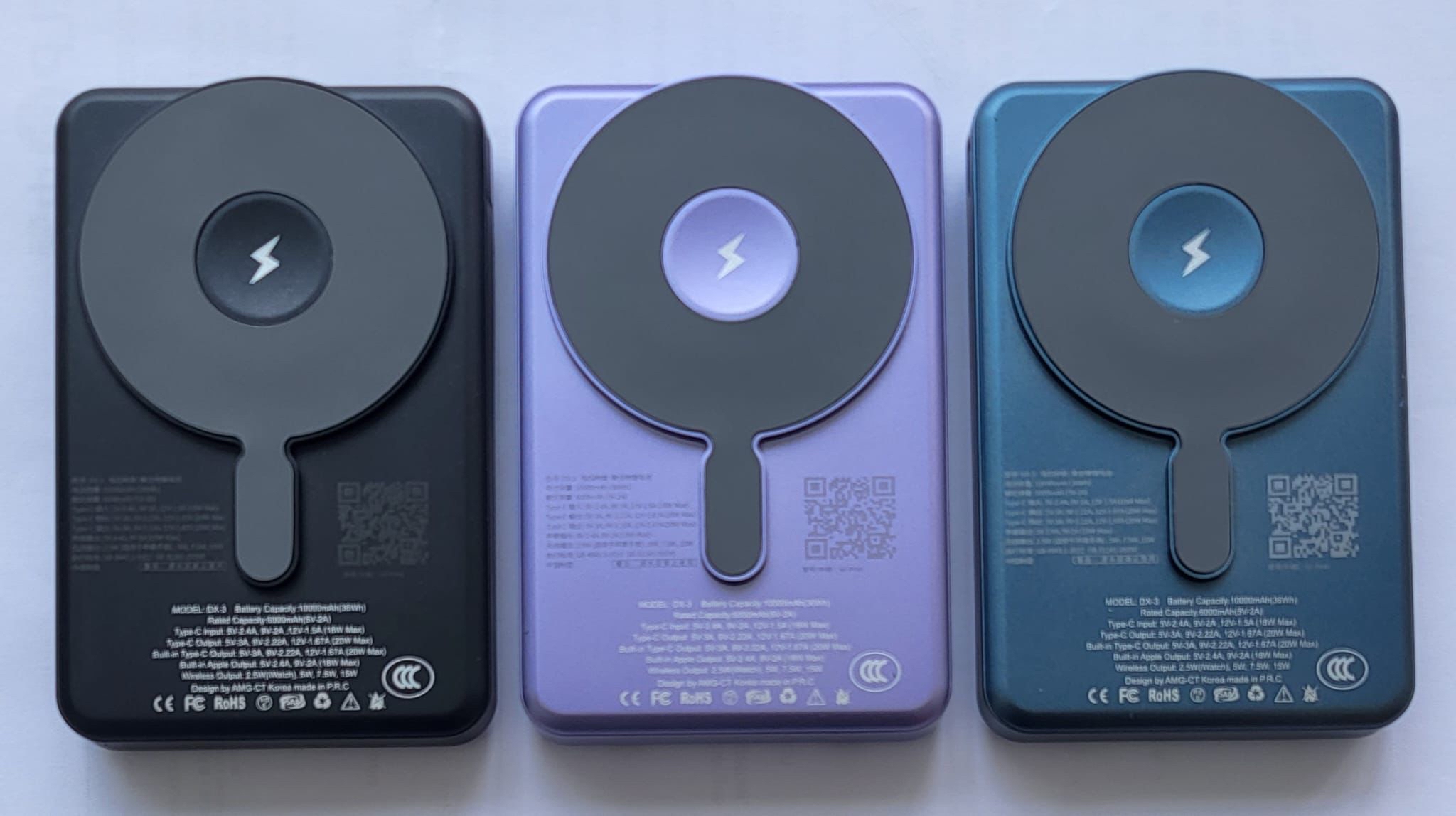 AMG-CT DX-3 磁吸無線充連內置自帶線10000mAh Powerbank