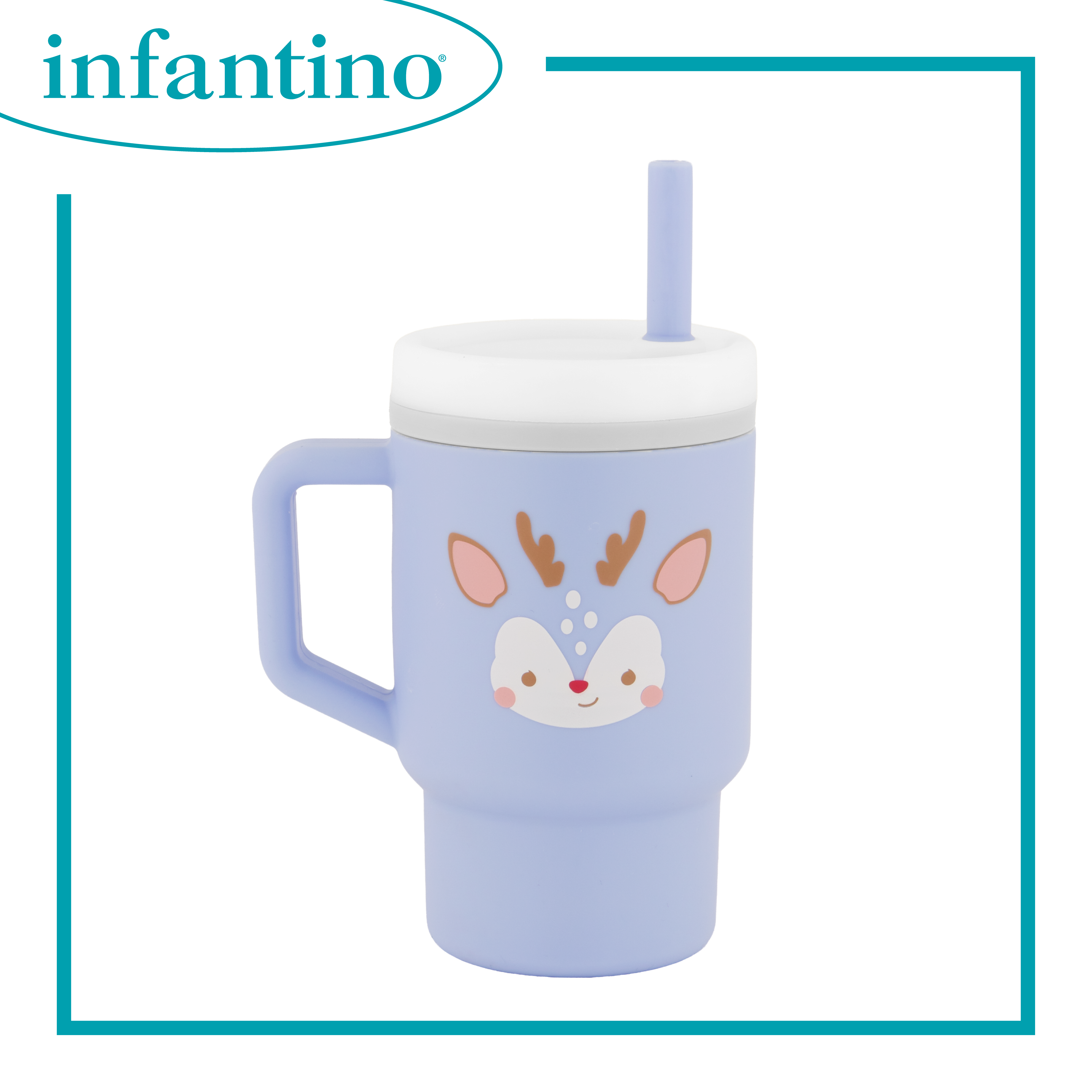 My 1ˢᵗ Tumbler 矽膠吸管學飲杯 (多色可選)