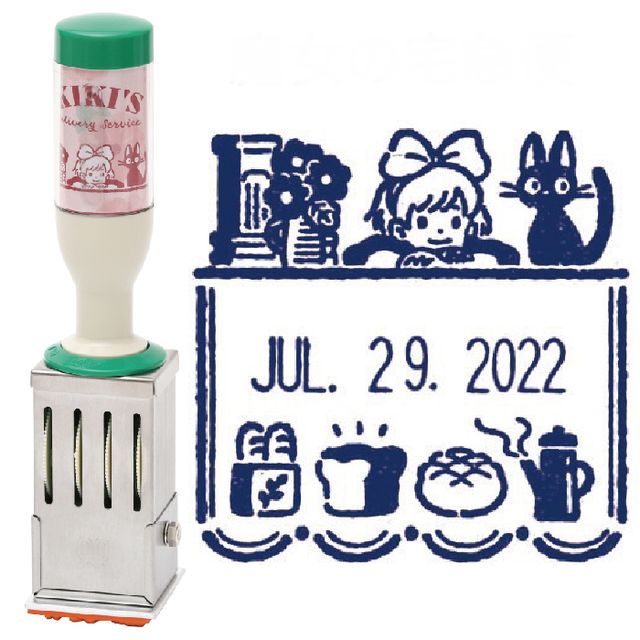 現貨] 吉卜力宮崎駿經典系列日付印章魔女宅急便｜Kiki's Delivery