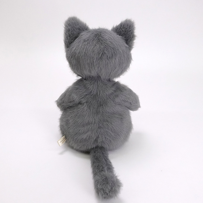 belly fur 公仔- 灰貓