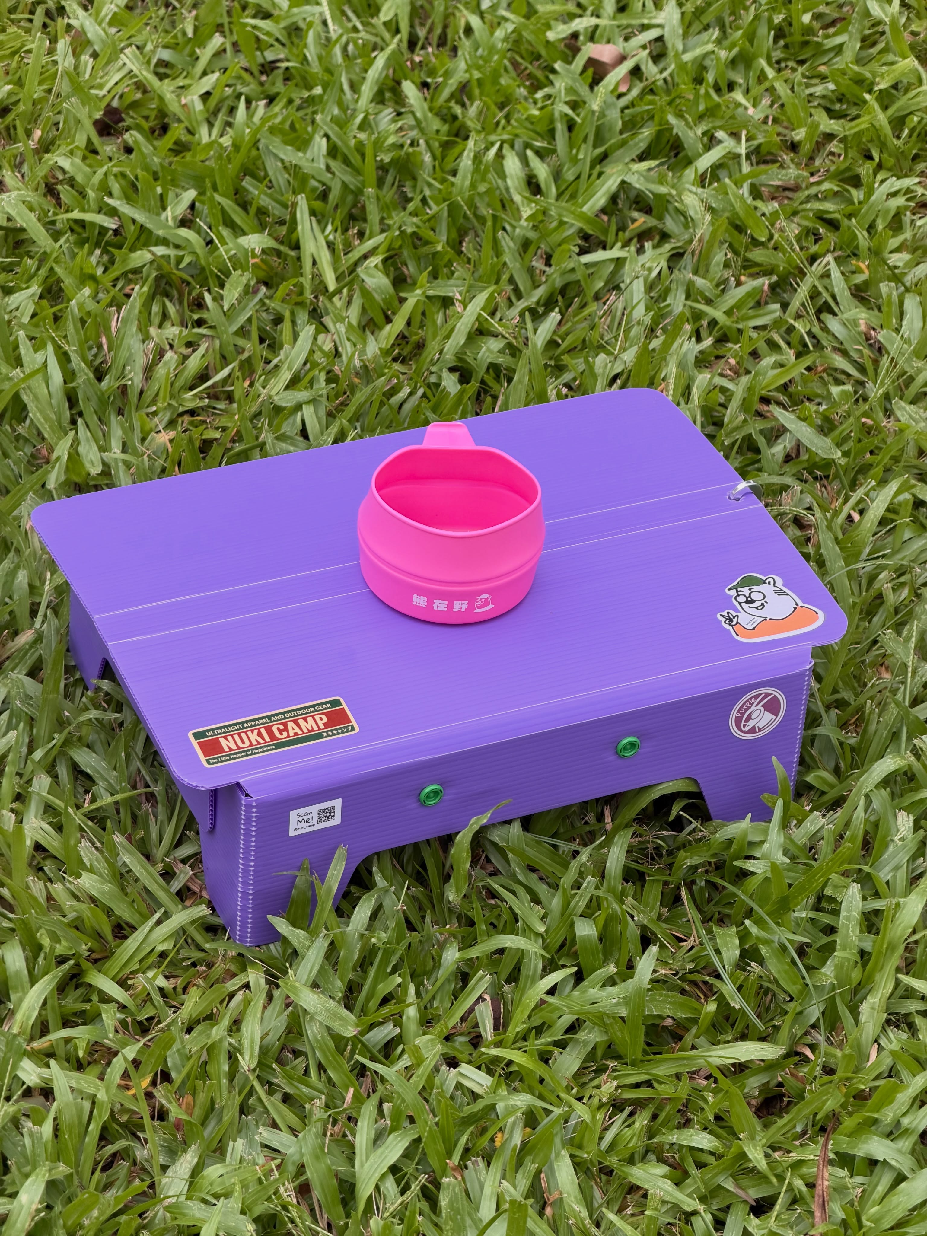 印尼品牌Nuki Camp UL folding table ultralight camping 輕量化摺疊小枱  