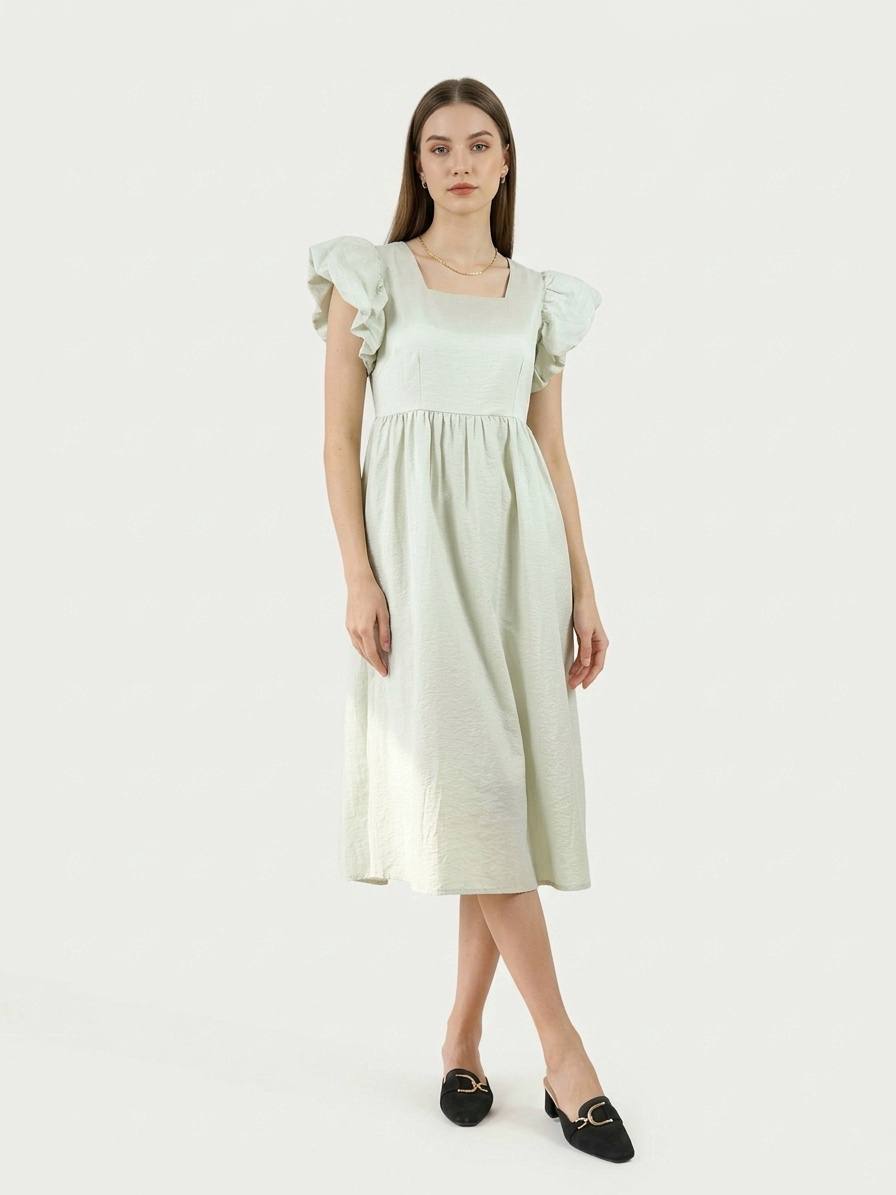 W8256 - Blossom Puff Dress