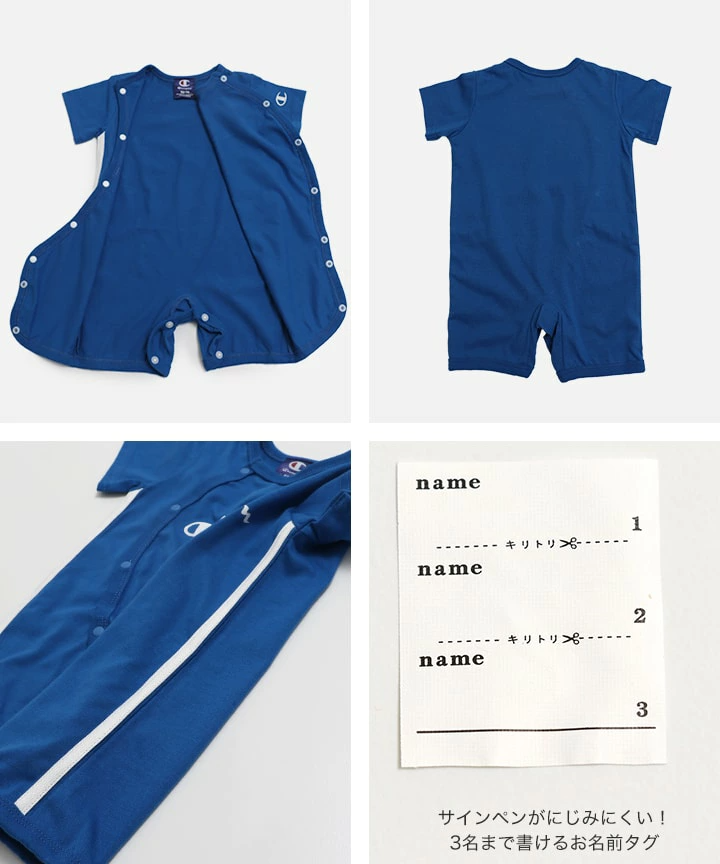 🆕【⭐訂購⭐】 🇯🇵日本直送 🌀#Champion 刺繡短袖連身衣［3款選］ 🌀[PLBA-0196] [260327]