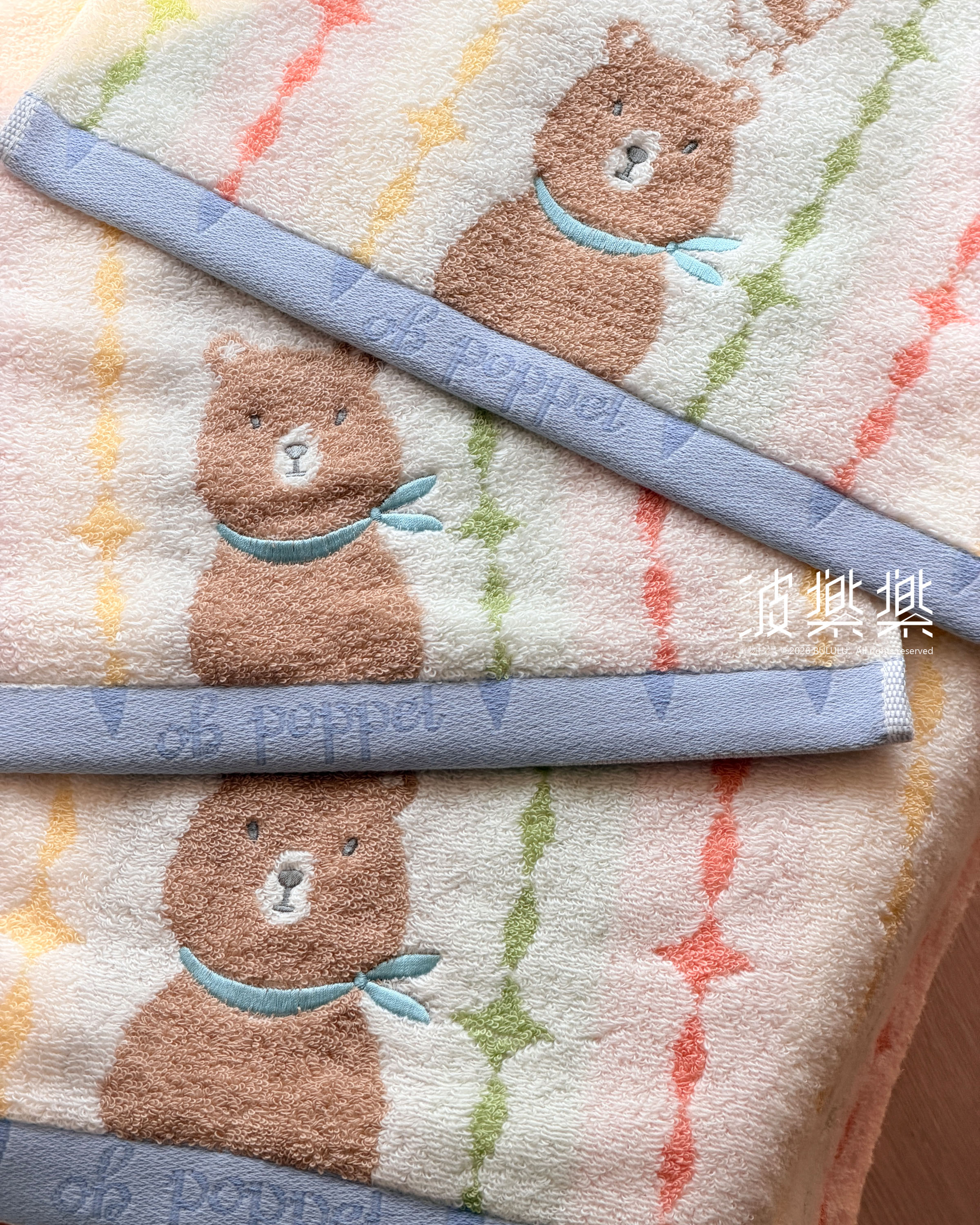 \ ℕ𝔼𝕎! / Poppet 動物系列【熊熊】今治毛巾