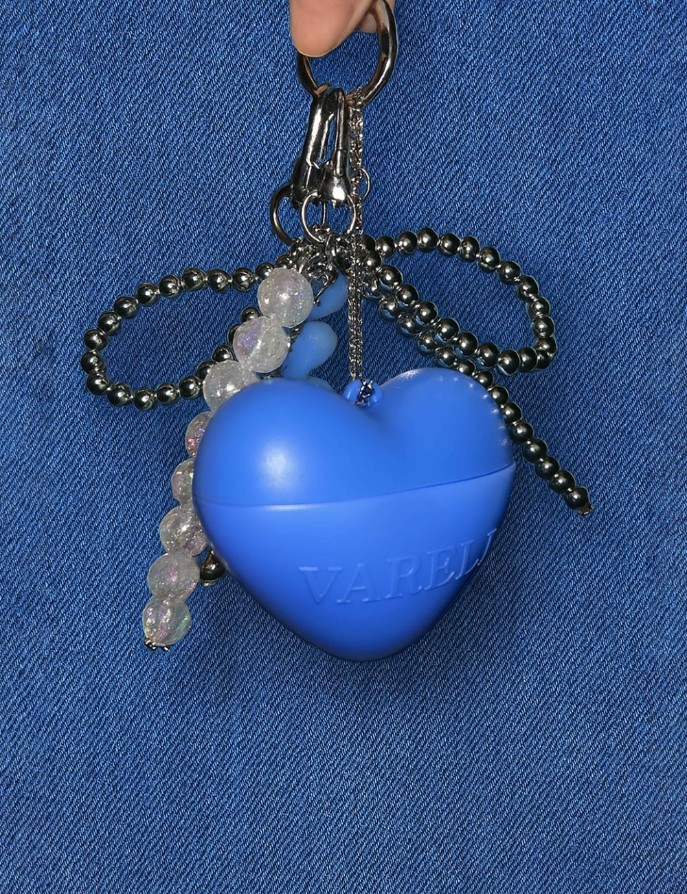 Bareli Water Perfume Hand Cream Snow Cotton - BLUE (with key ring)