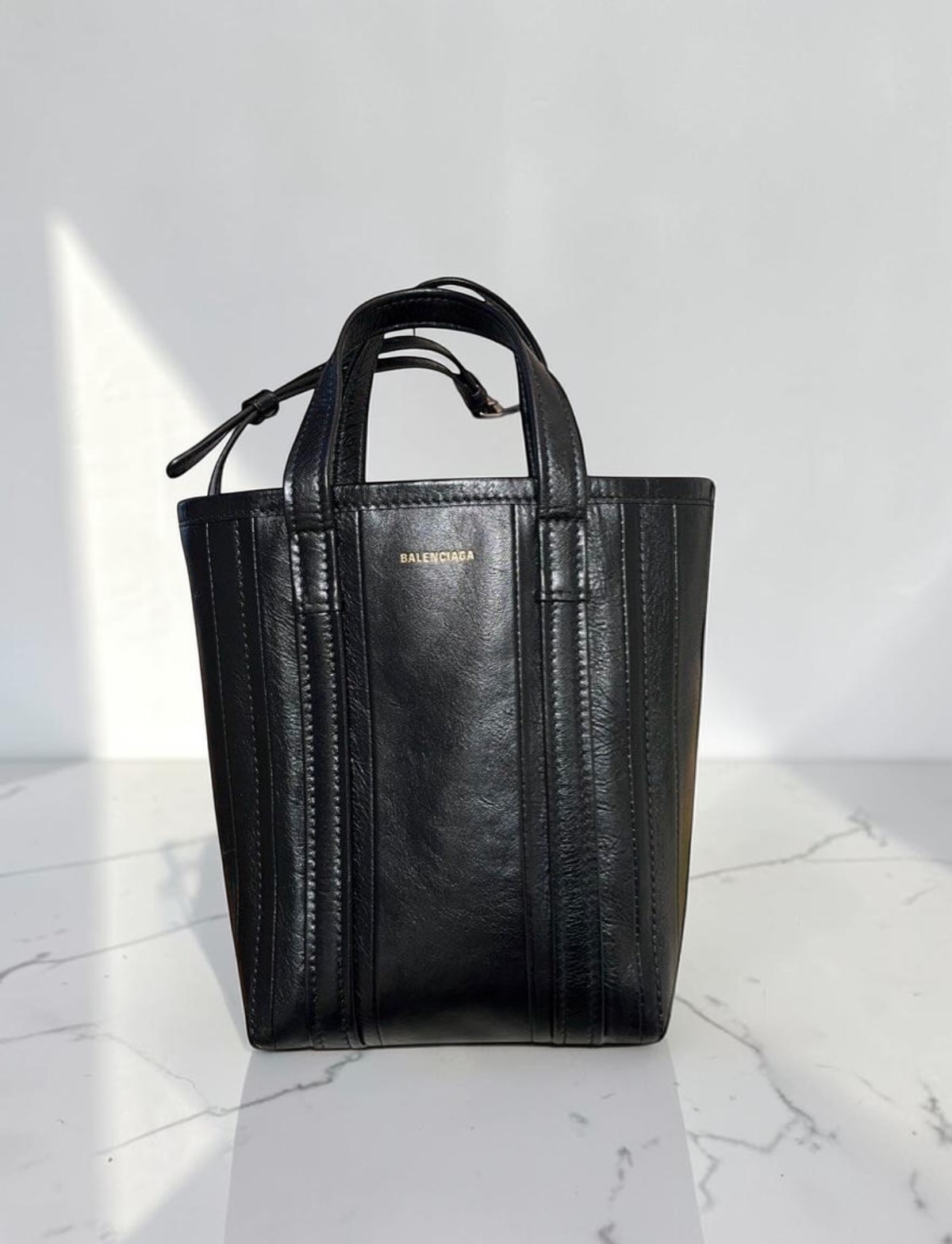Balenciaga Shoulder Tote Bag Black 100%Authentic, 98%New ✅Dust bag