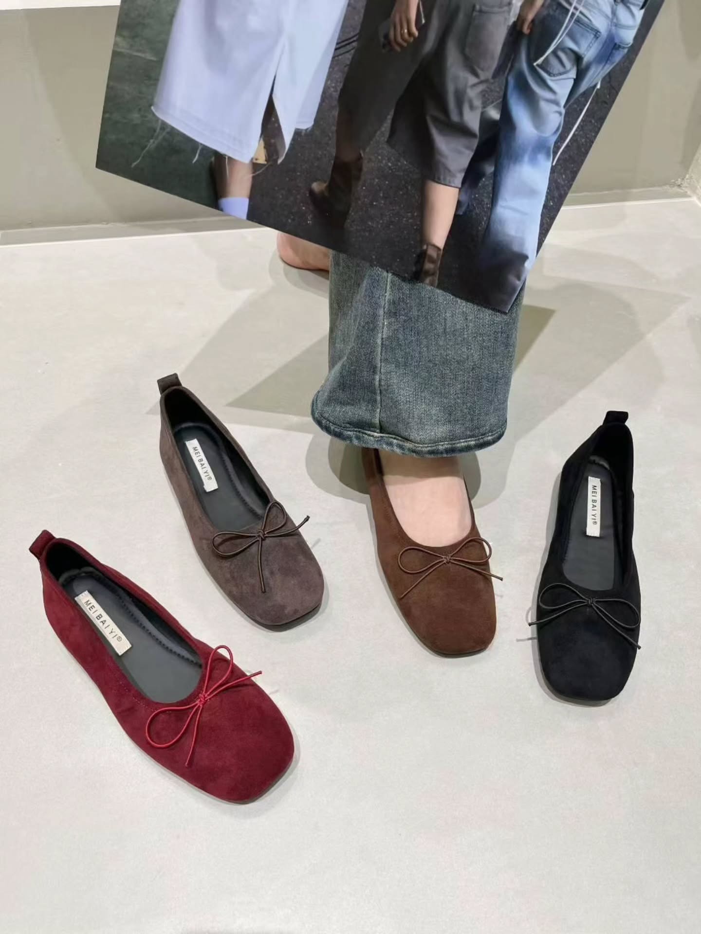 6638-97 基础蝴蝶结款平底鞋 🇨🇳