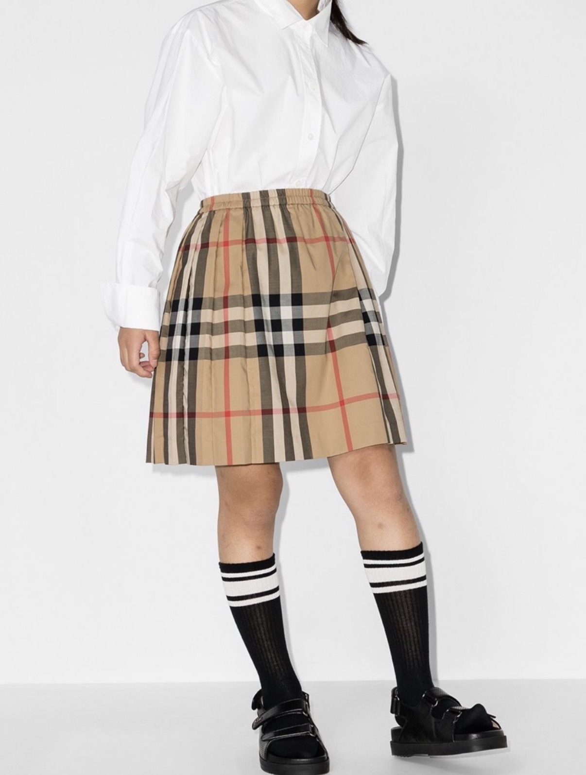 Burberry kids sz 14 經典格仔半截裙