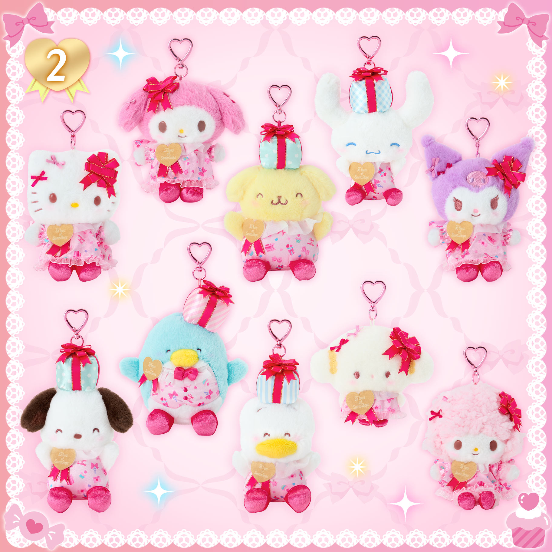日本預訂📍日本Sanrio Shop 55週年系列 - 公仔/吊飾/手袋/袋仔/環保袋/盲盒 5/8日本開售